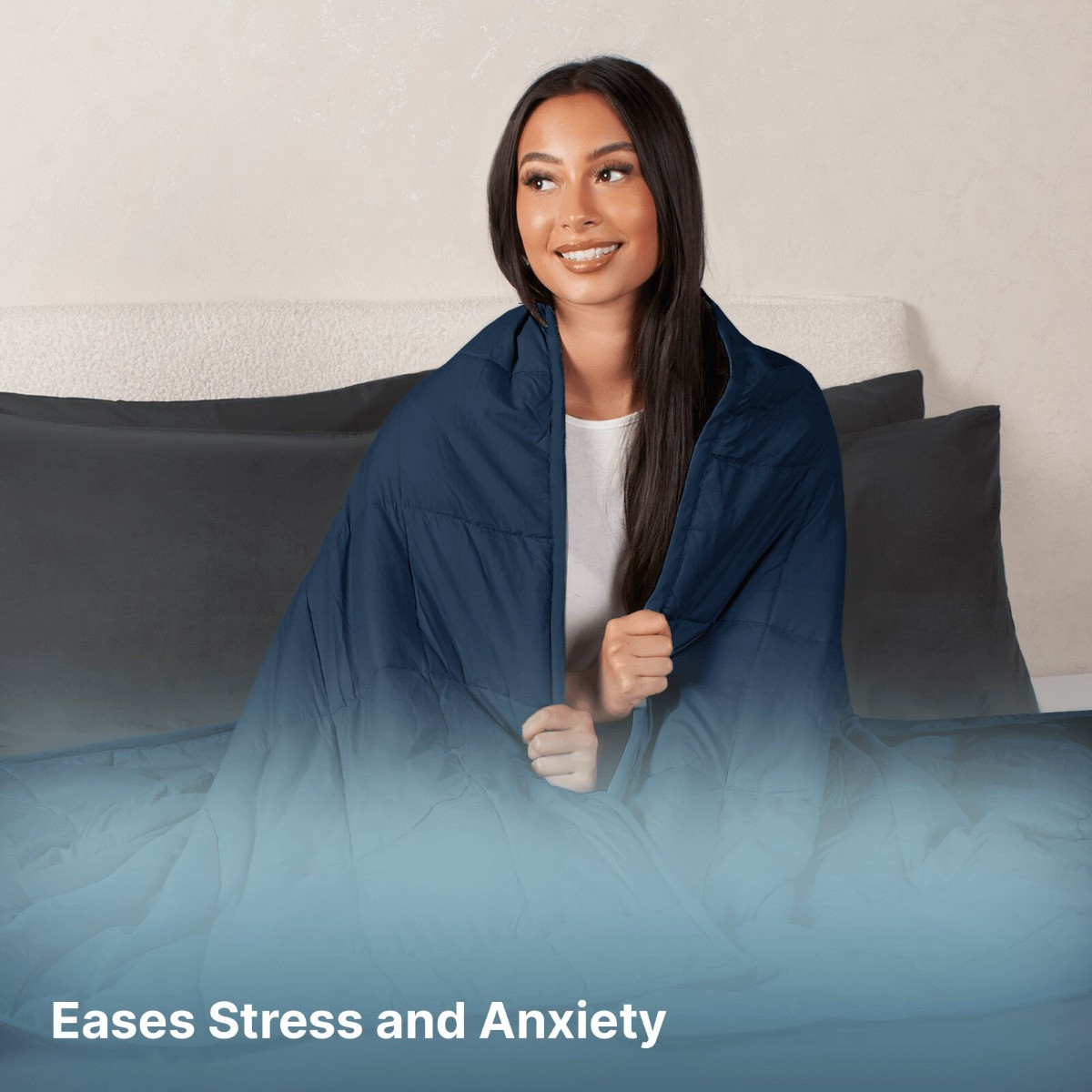 OHS Supersoft Weighted Blanket - Navy>