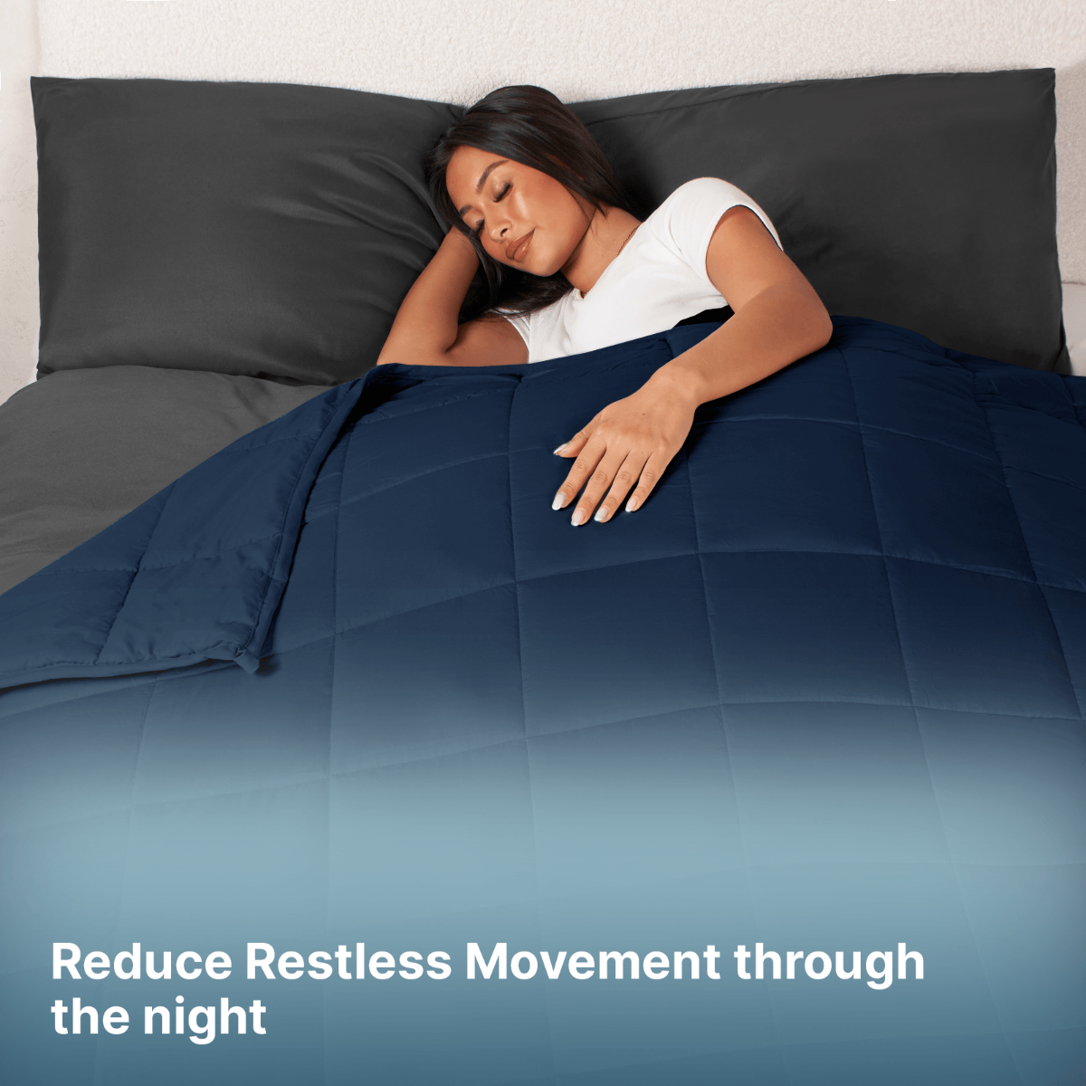 OHS Supersoft Weighted Blanket - Navy>