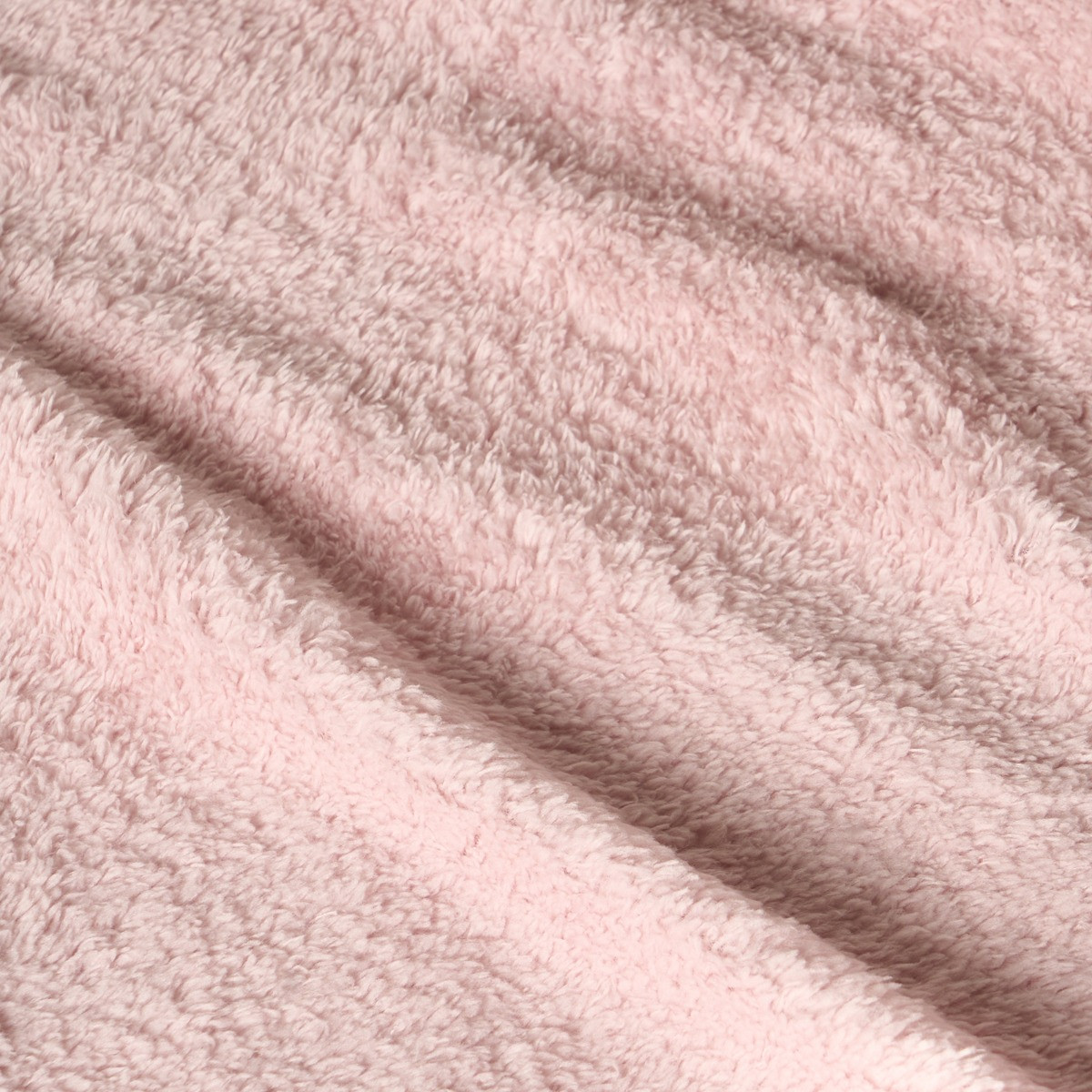 OHS Teddy Fleece Fitted Sheet - Blush Pink>