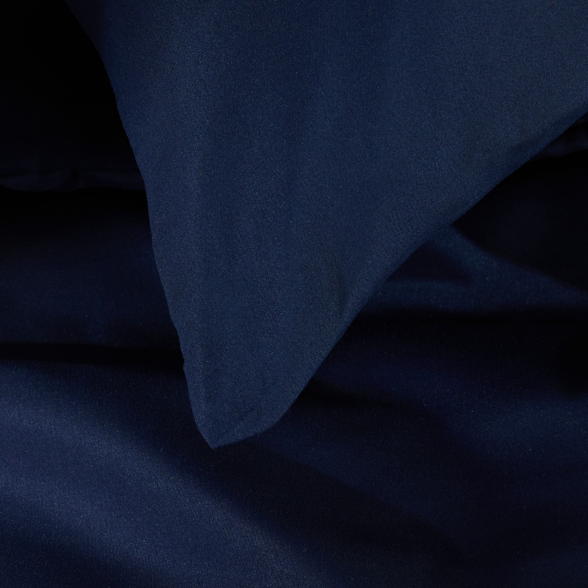 OHS Plain Duvet Cover Set - Navy>