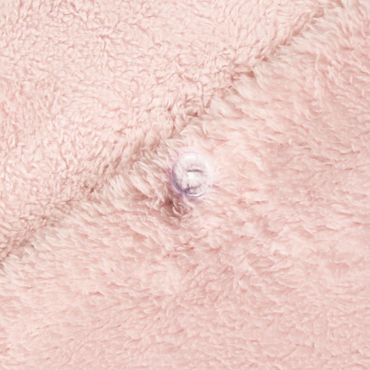 OHS Teddy Fleece Duvet Cover Set, Blush Pink - Single>