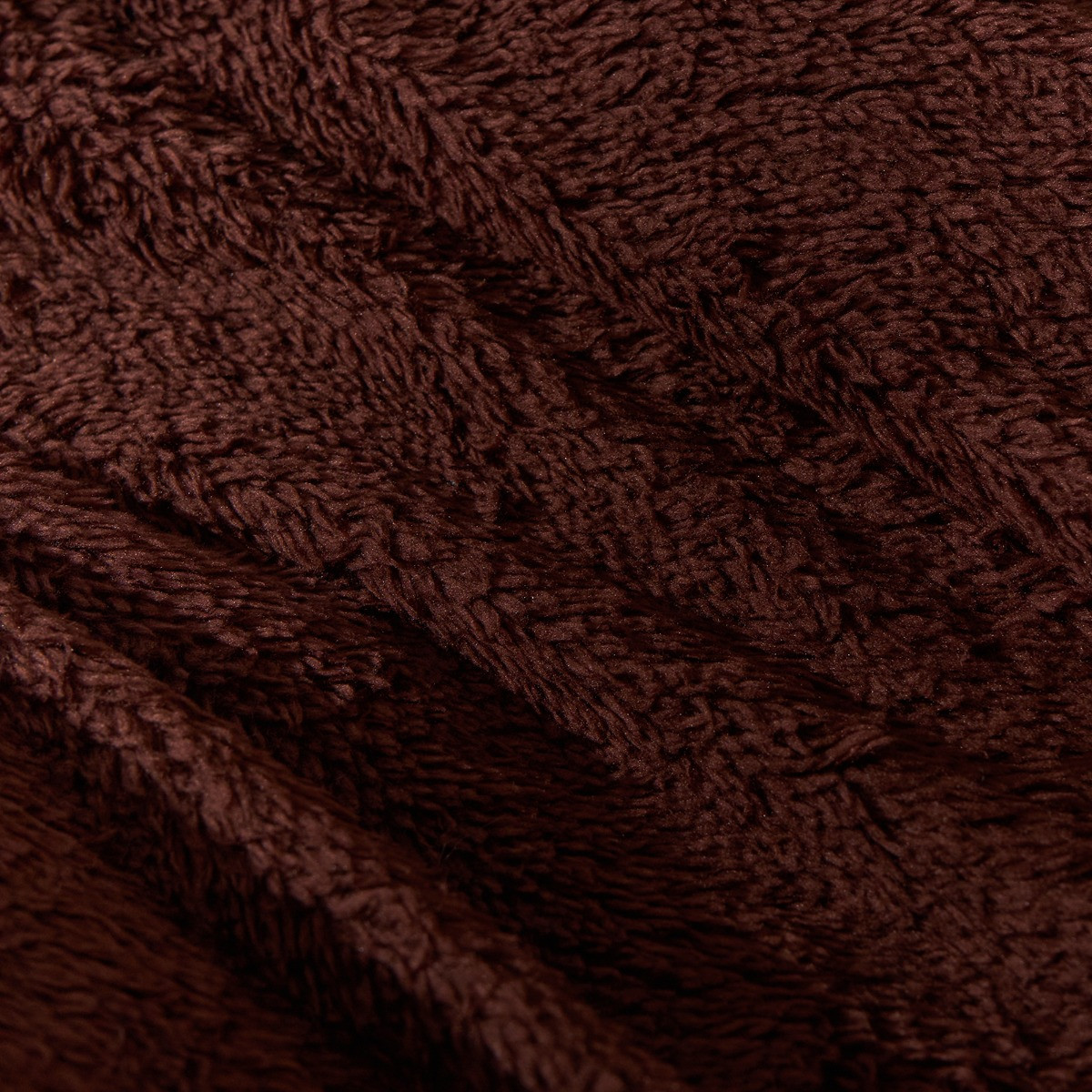 OHS Teddy Fleece Duvet Cover Set - Chocolate>