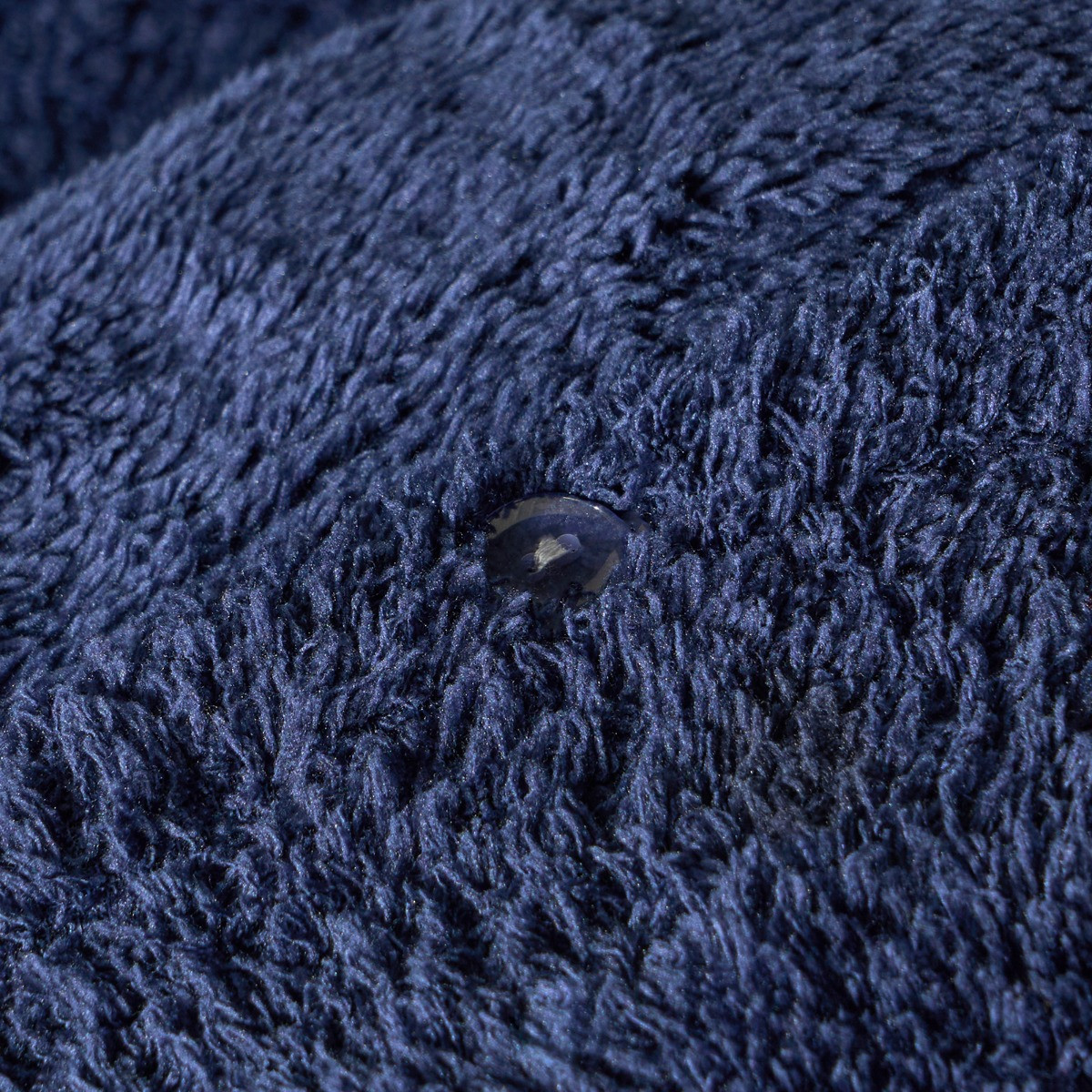 OHS Teddy Fleece Duvet Cover Set - Navy>