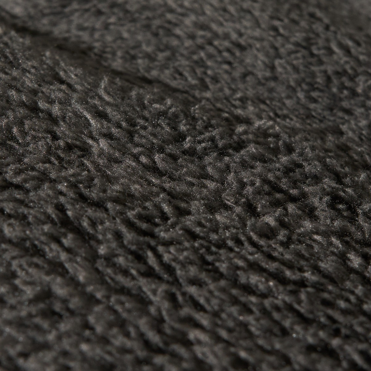 OHS Teddy Fleece Reversible Duvet Cover Set, Charcoal/White - King>