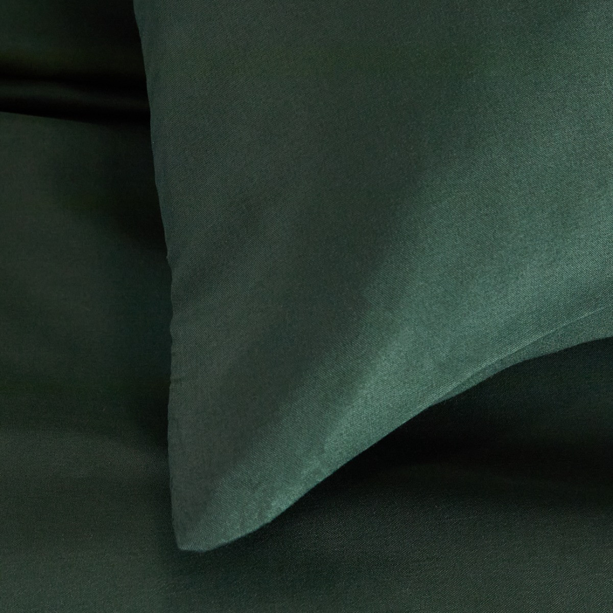 OHS Plain Duvet Cover Set - Forest Green>