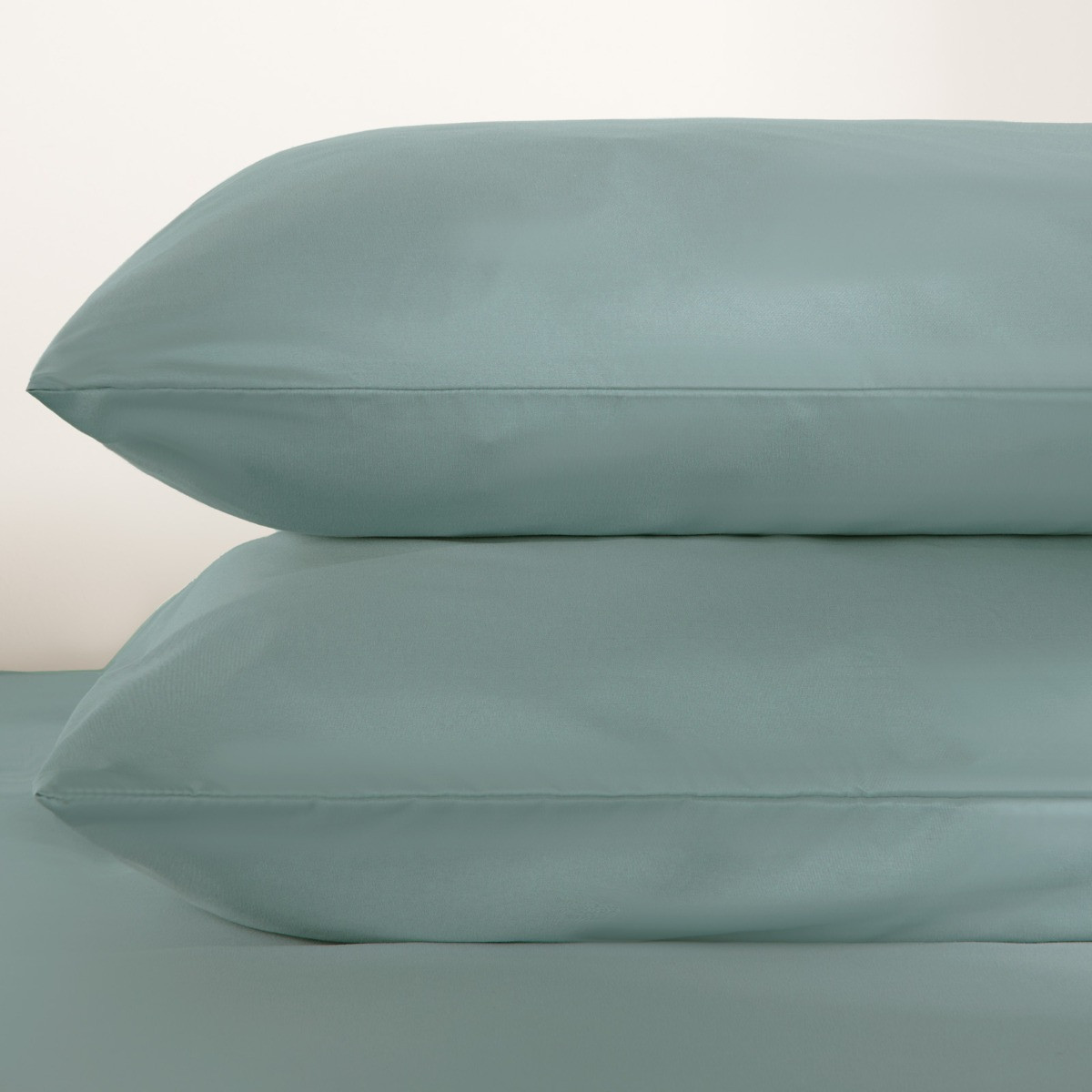 OHS 2 Pack Plain Dyed Housewife Pillowcases - Duck Egg>