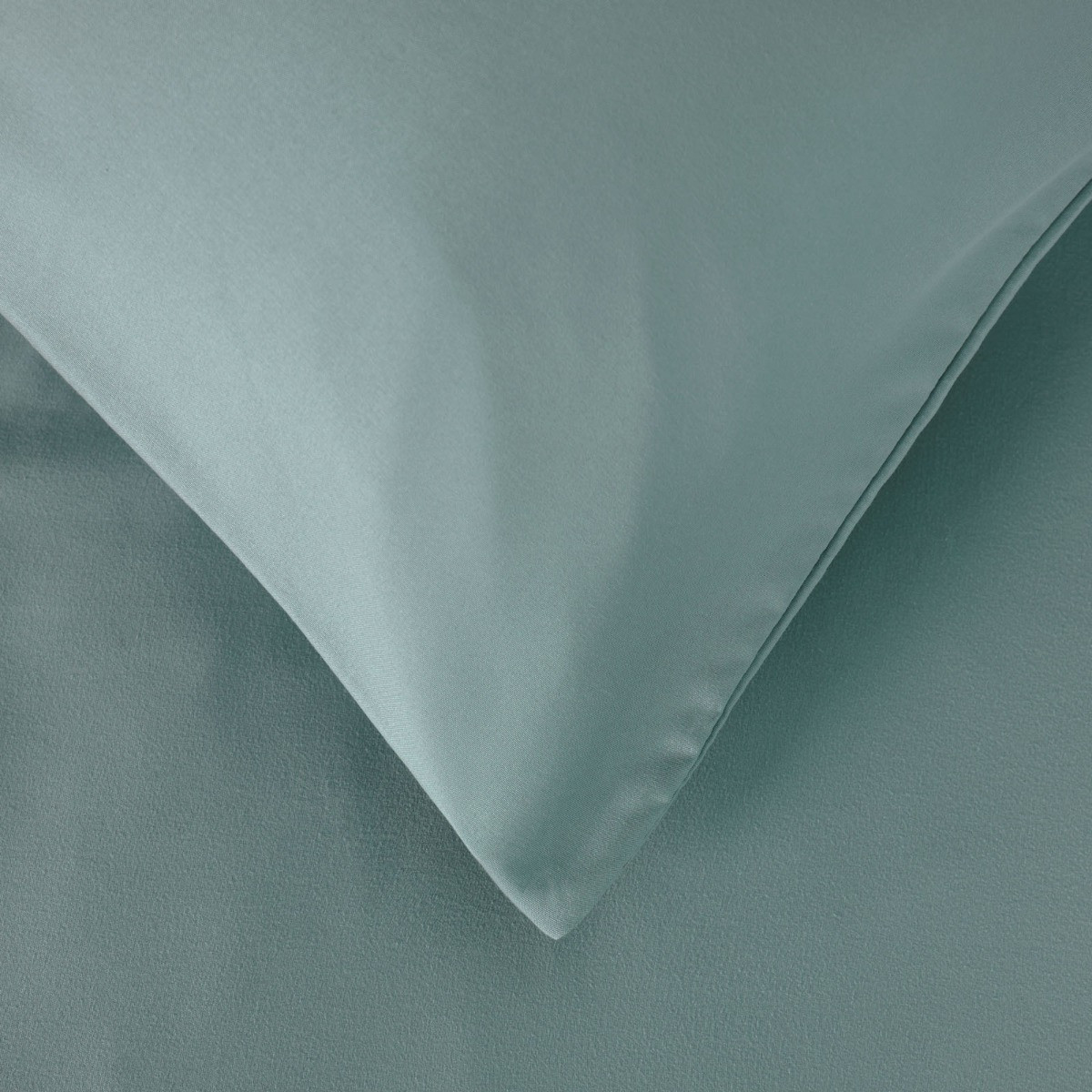 OHS 2 Pack Plain Dyed Housewife Pillowcases - Duck Egg>