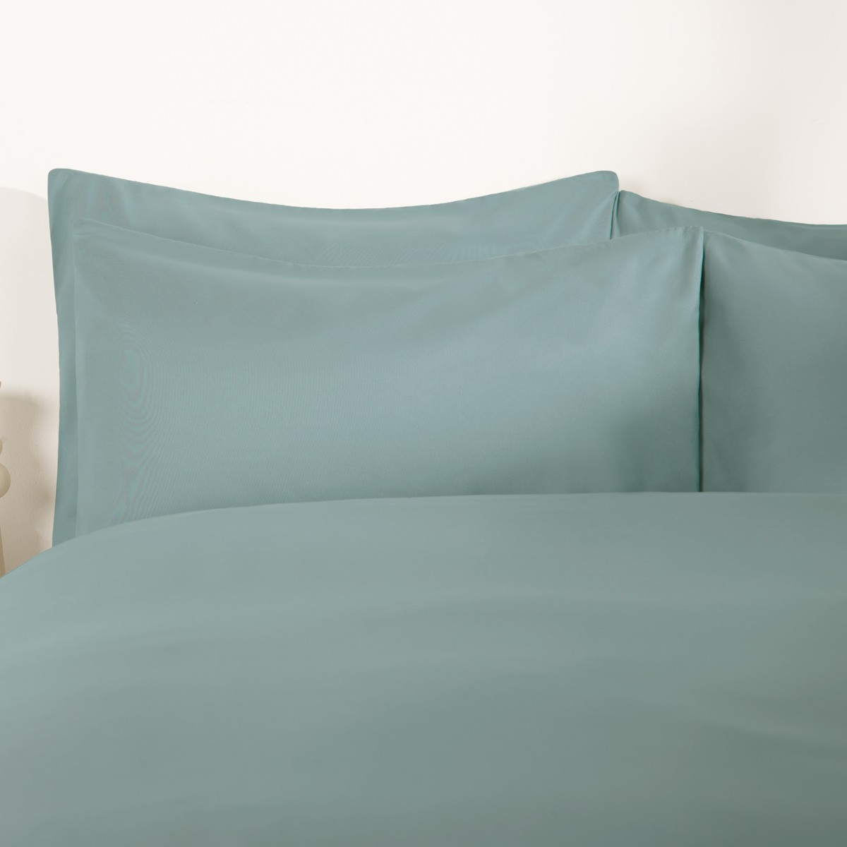OHS 2 Pack Plain Dyed Housewife Pillowcases - Duck Egg>