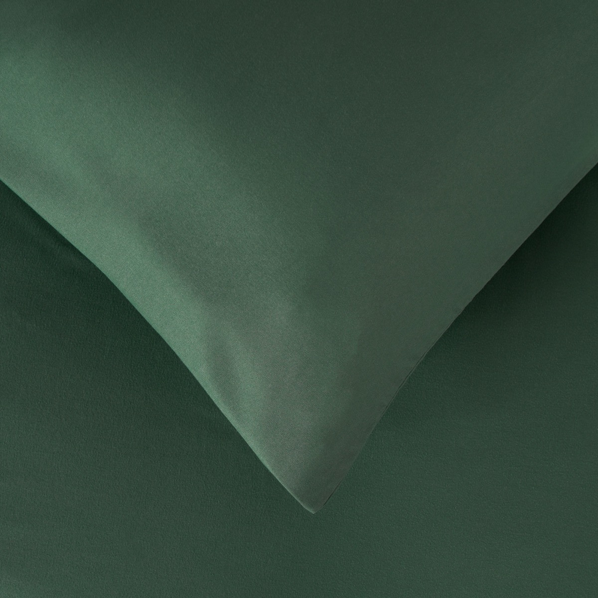 Brentfords 2 Pack Plain Dyed Housewife Pillowcases - Forest Green>