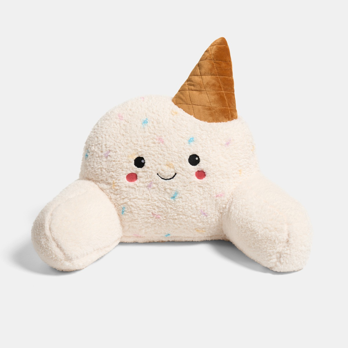 OHS Ice Cream Cuddle Cushion - White>