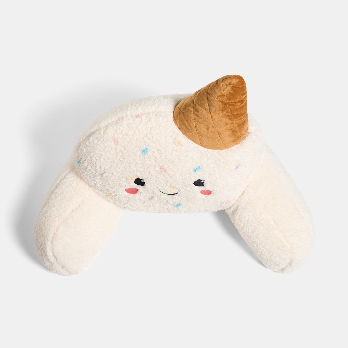 OHS Ice Cream Cuddle Cushion - White>