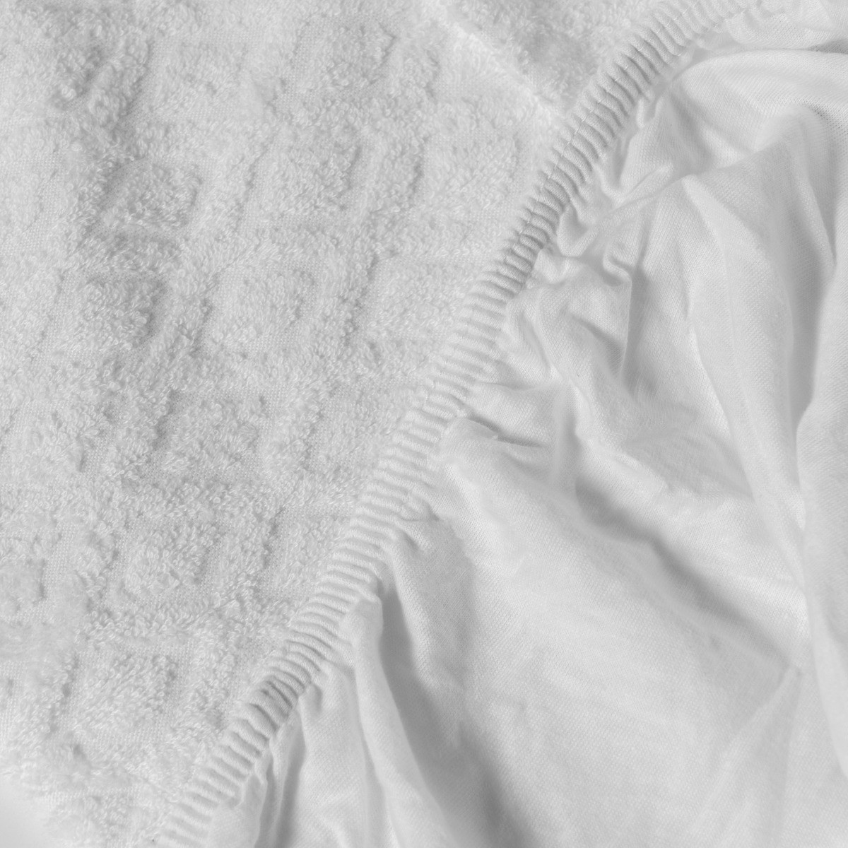 Terry Mattress Protector, White - Superking>