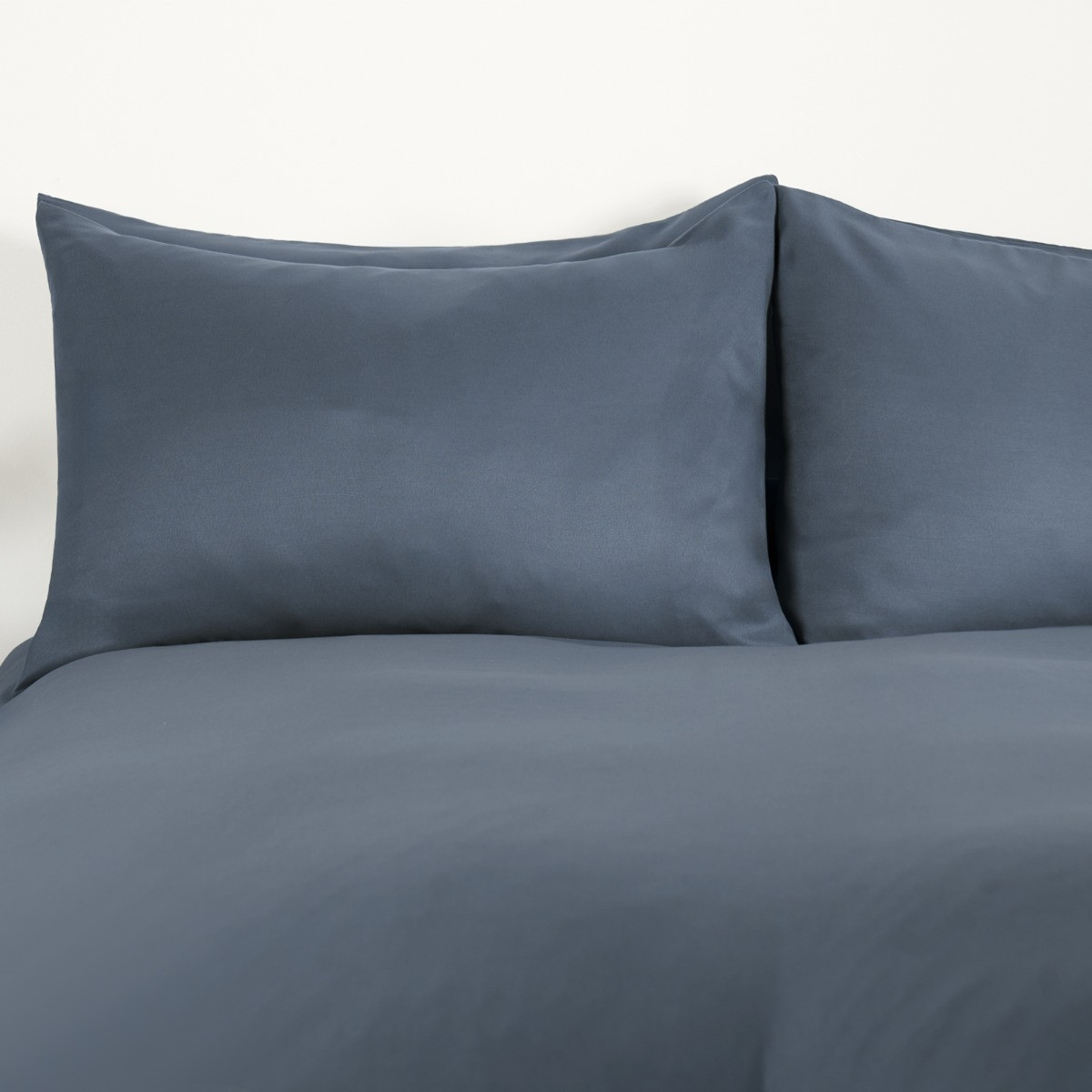 OHS Plain Duvet Cover, Denim Blue - Superking>