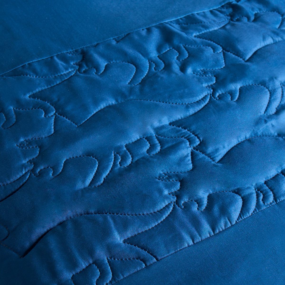 OHS Kids Pinsonic Dino Panel Duvet Set, Navy - Single>