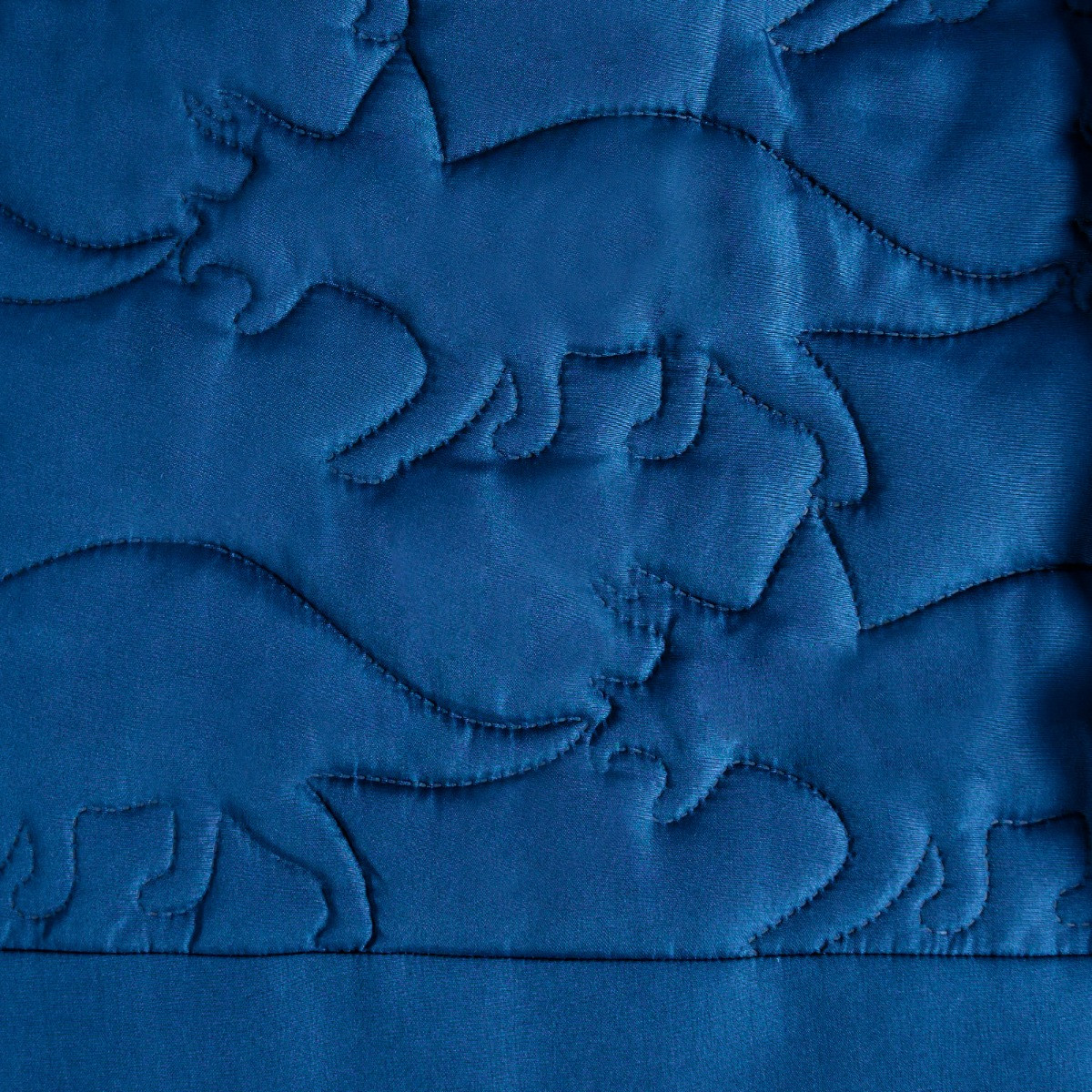 OHS Kids Pinsonic Dino Panel Duvet Set, Navy - Single>