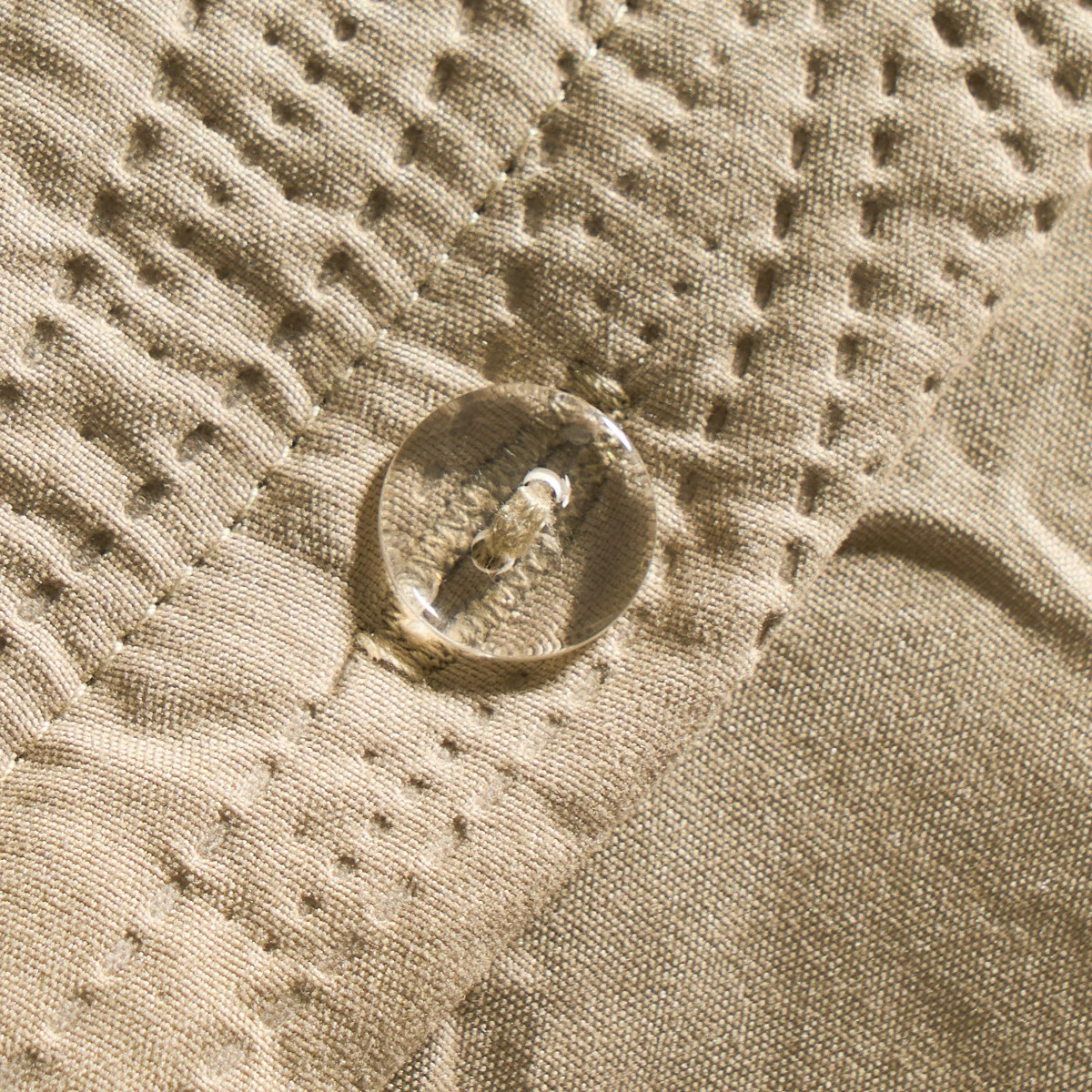 OHS Leaf Quilted Duvet Set, Sage - Double>