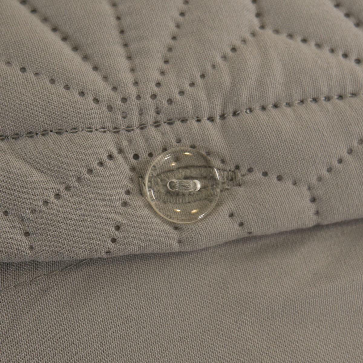 OHS Tribal Quilted Duvet Set, Grey - Superking>