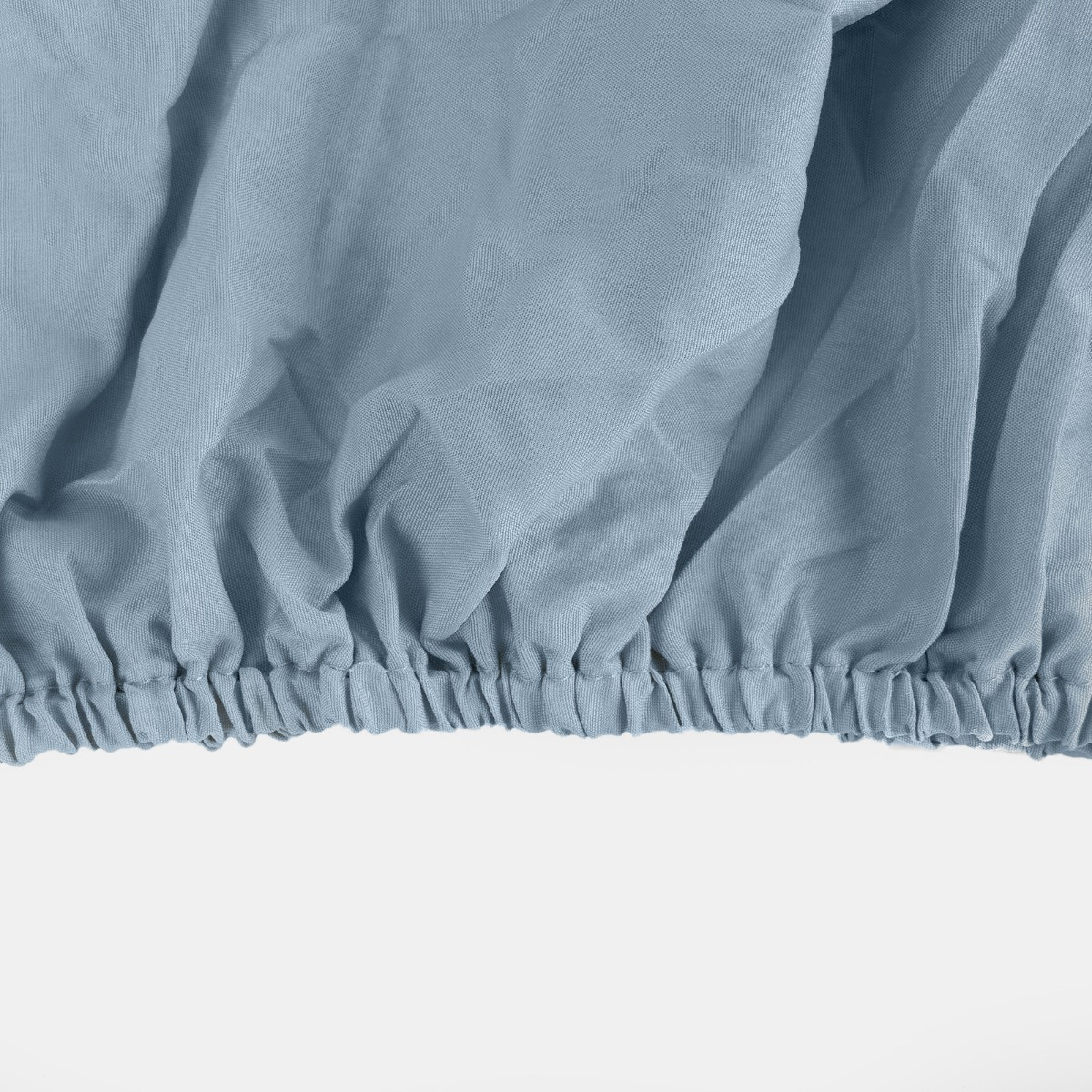 OHS Plain Fitted Bed Sheet, Blue - King>