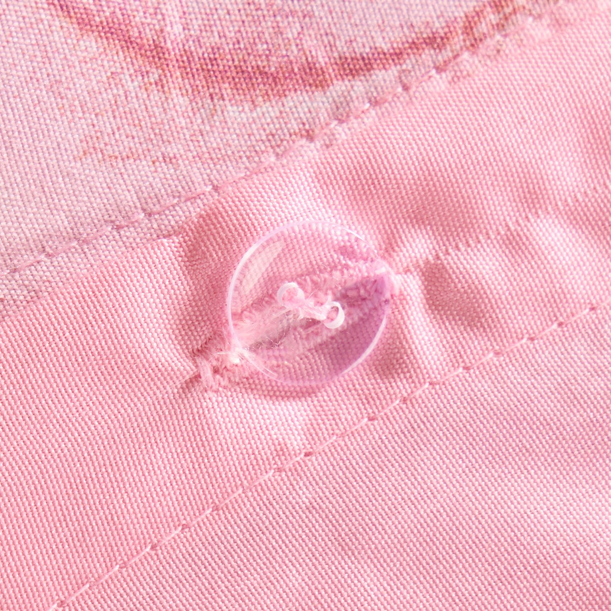 OHS Marble Print Duvet Set, Blush Pink - King>