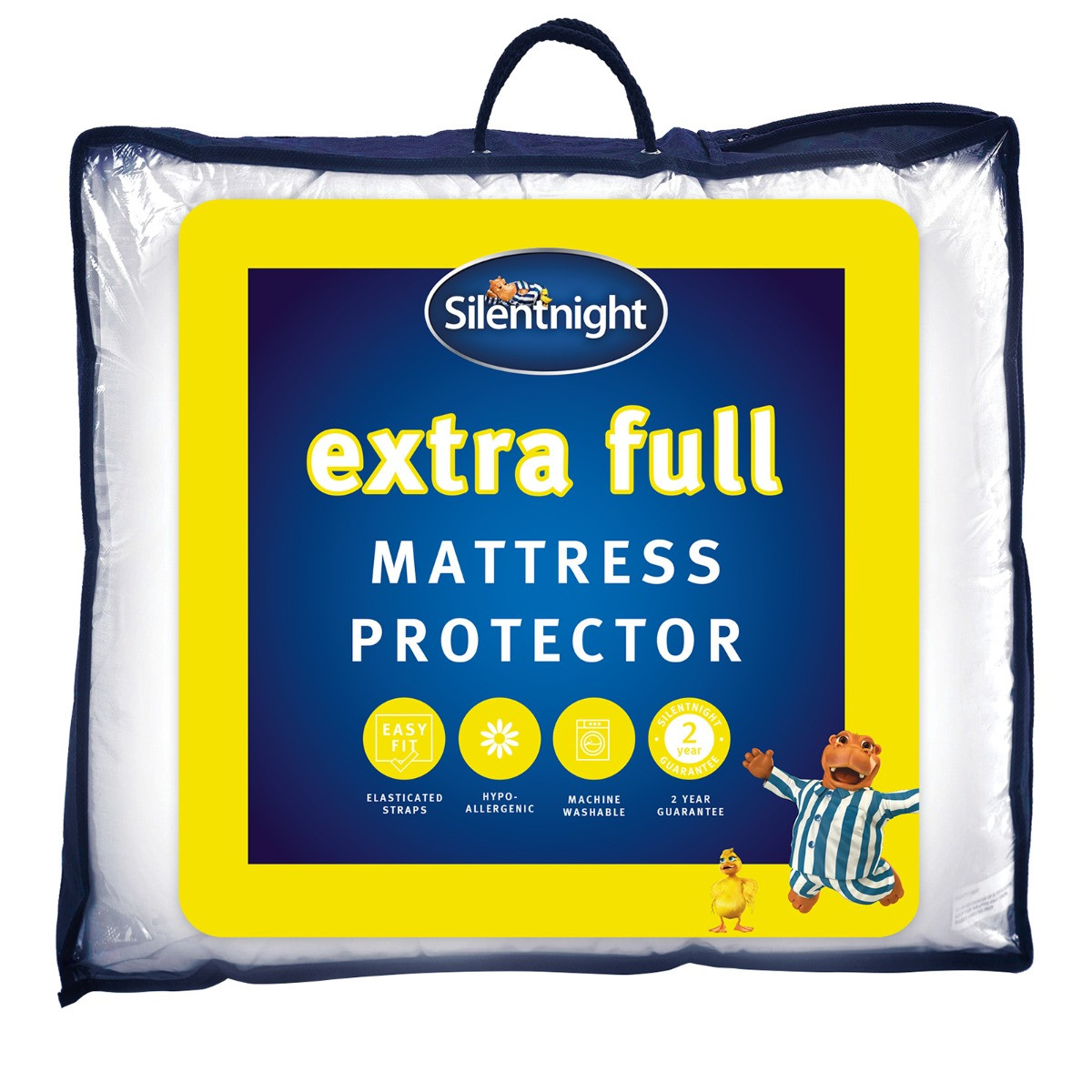 Silentnight Extra Full Mattress Protector, White King