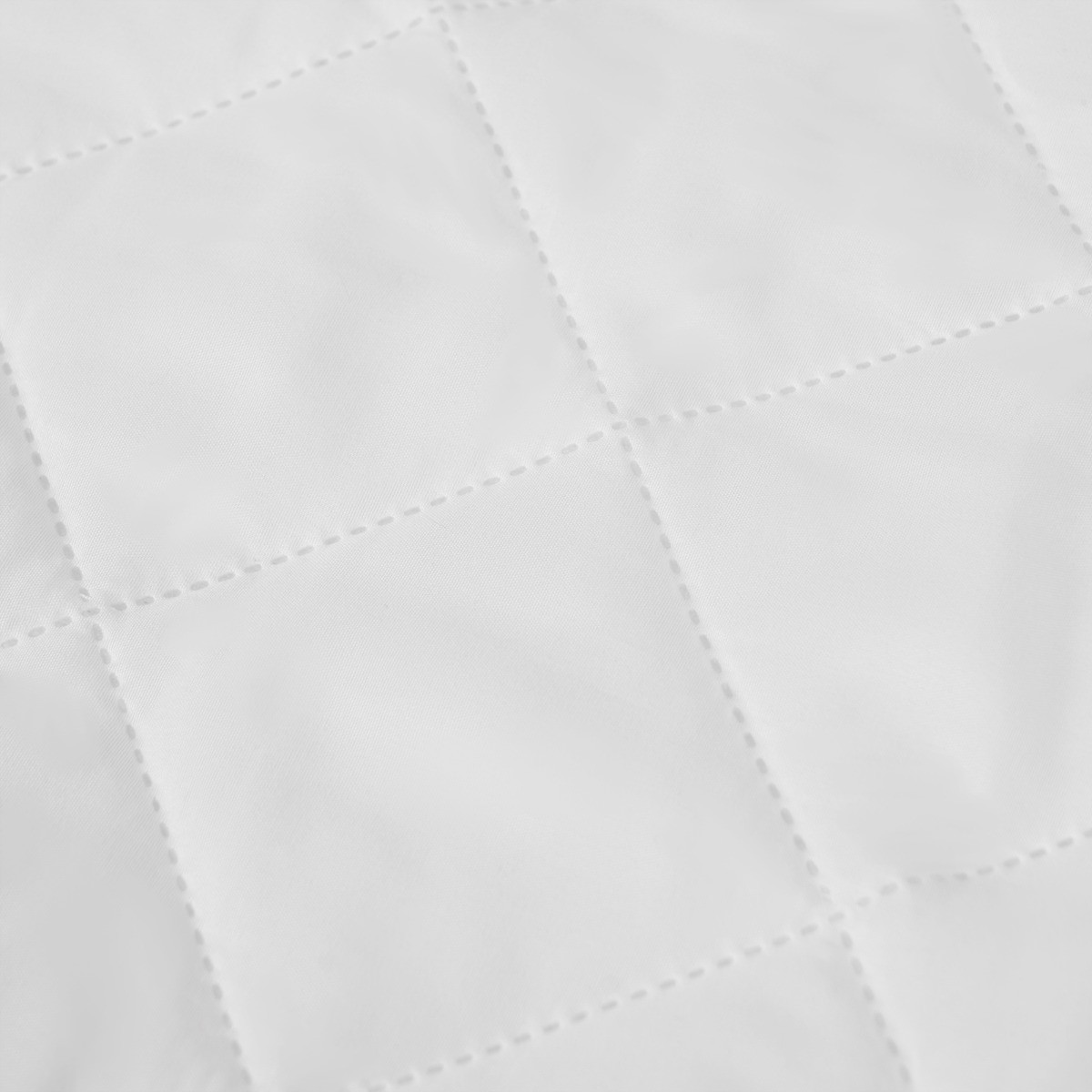 OHS Pinsonic Soft Touch Mattress Protector, White - Superking>