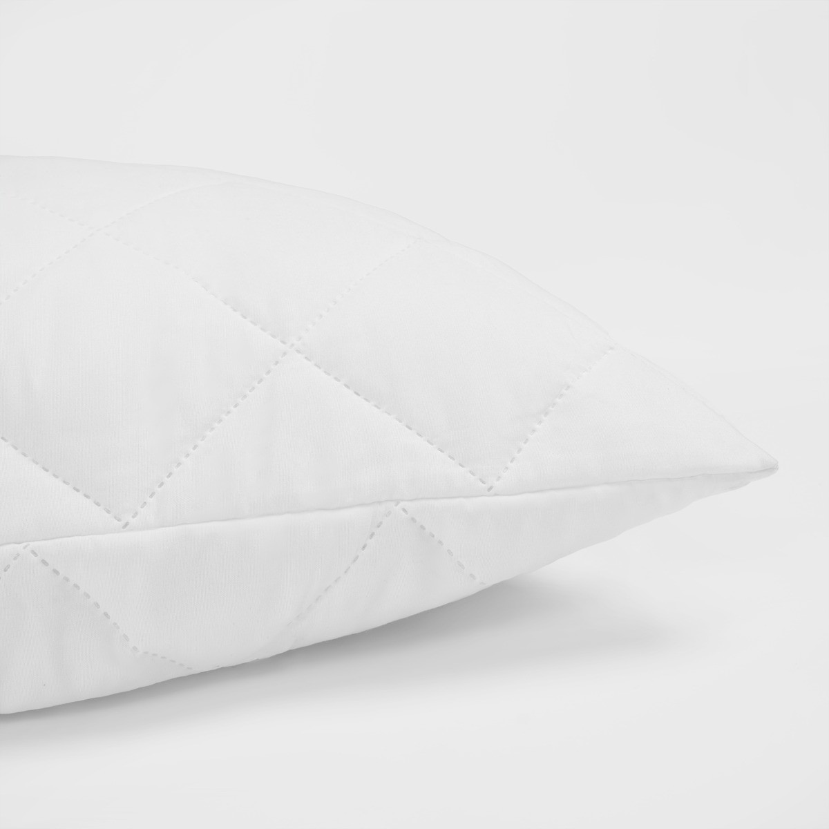 OHS 2 Pack Pinsonic Soft Touch Pillow Protectors - White>