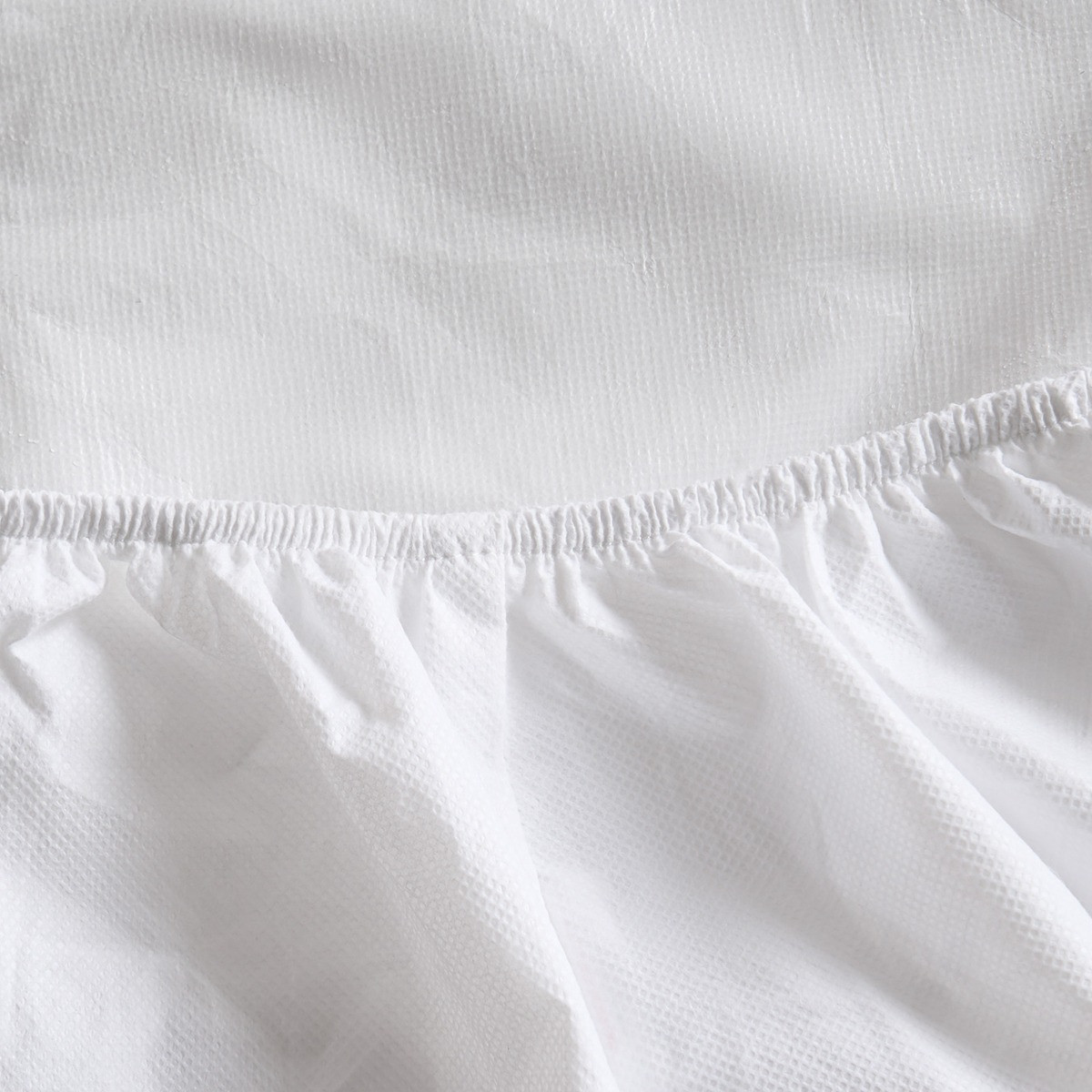 OHS Waterproof Mattress Protector, White - Double>