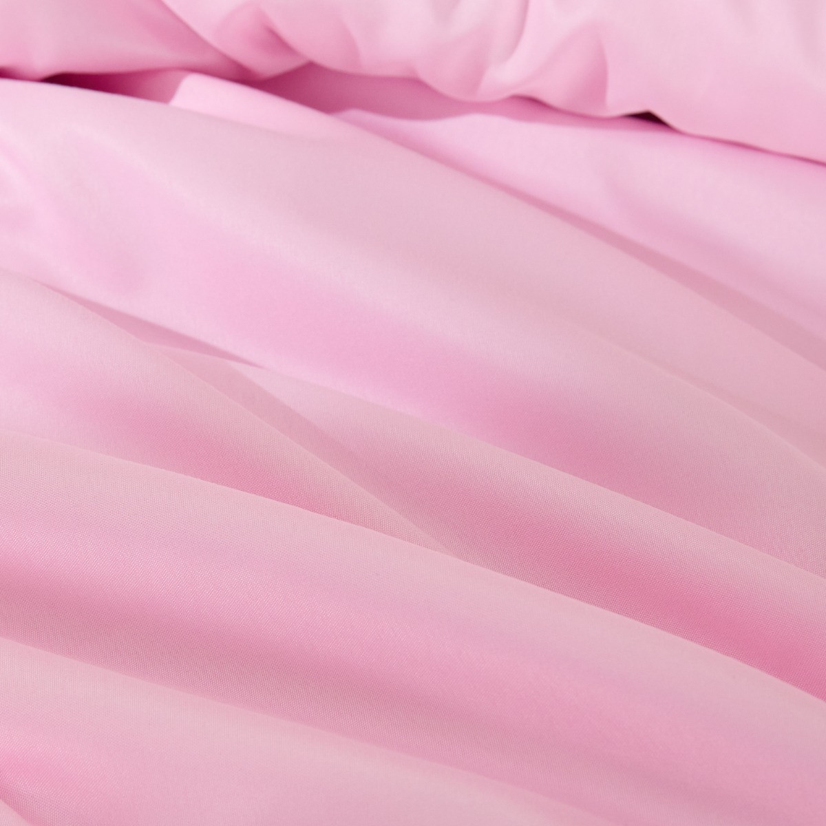 OHS Plain Duvet Cover Set , Pink - Double>