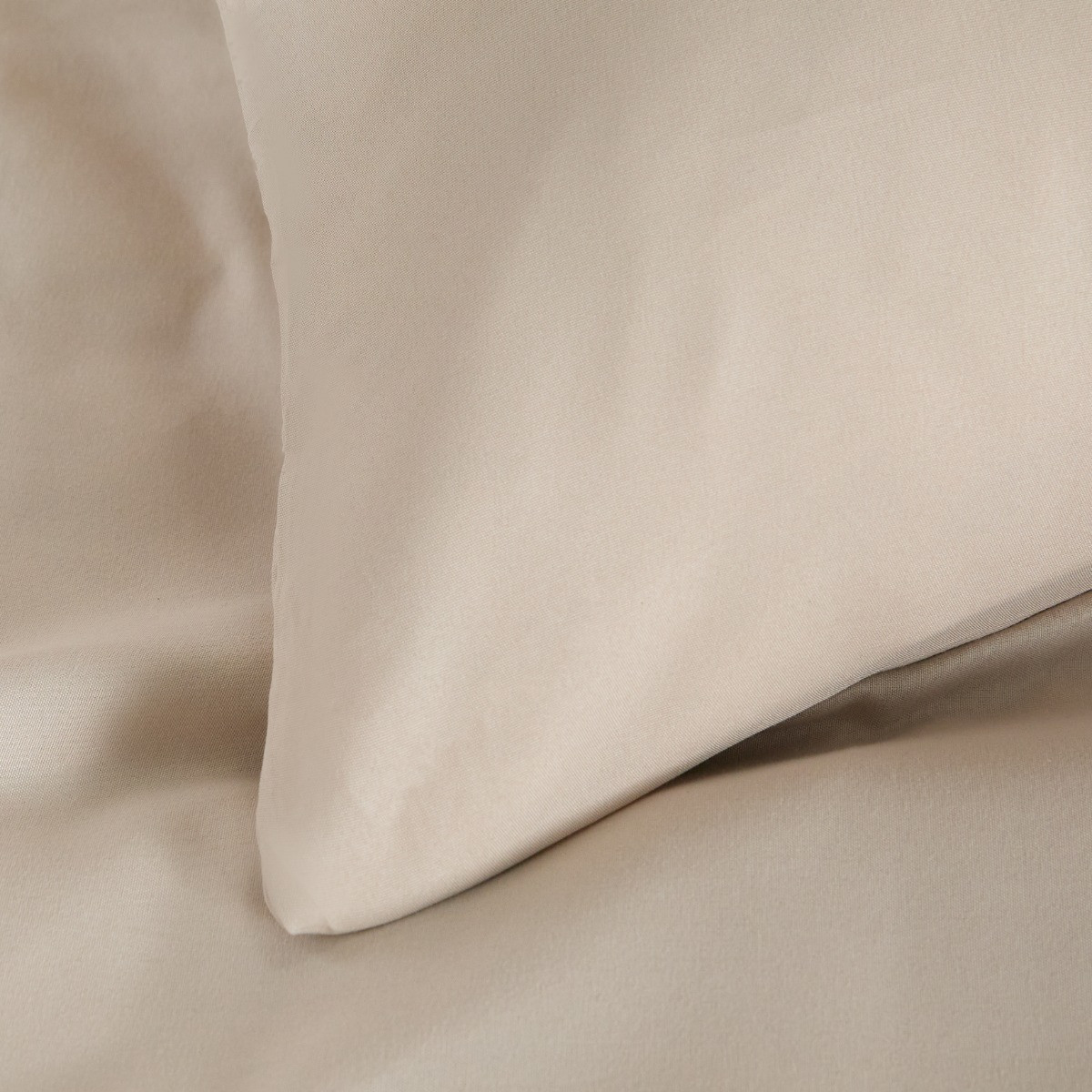 OHS Plain Duvet Cover Set - Stone>