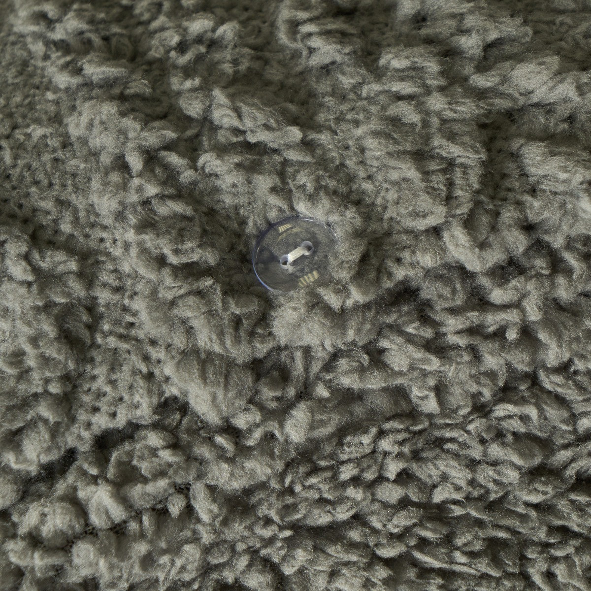 OHS Cable Knit Sherpa Fleece Duvet Cover Set - Grey>