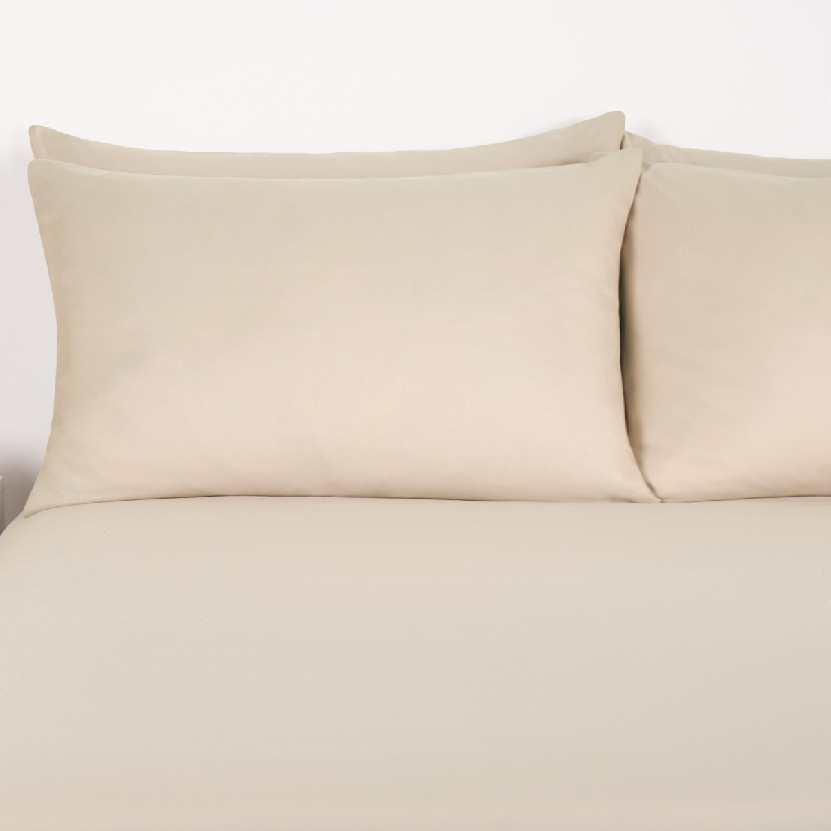OHS Plain Duvet Cover Set, Stone - King>