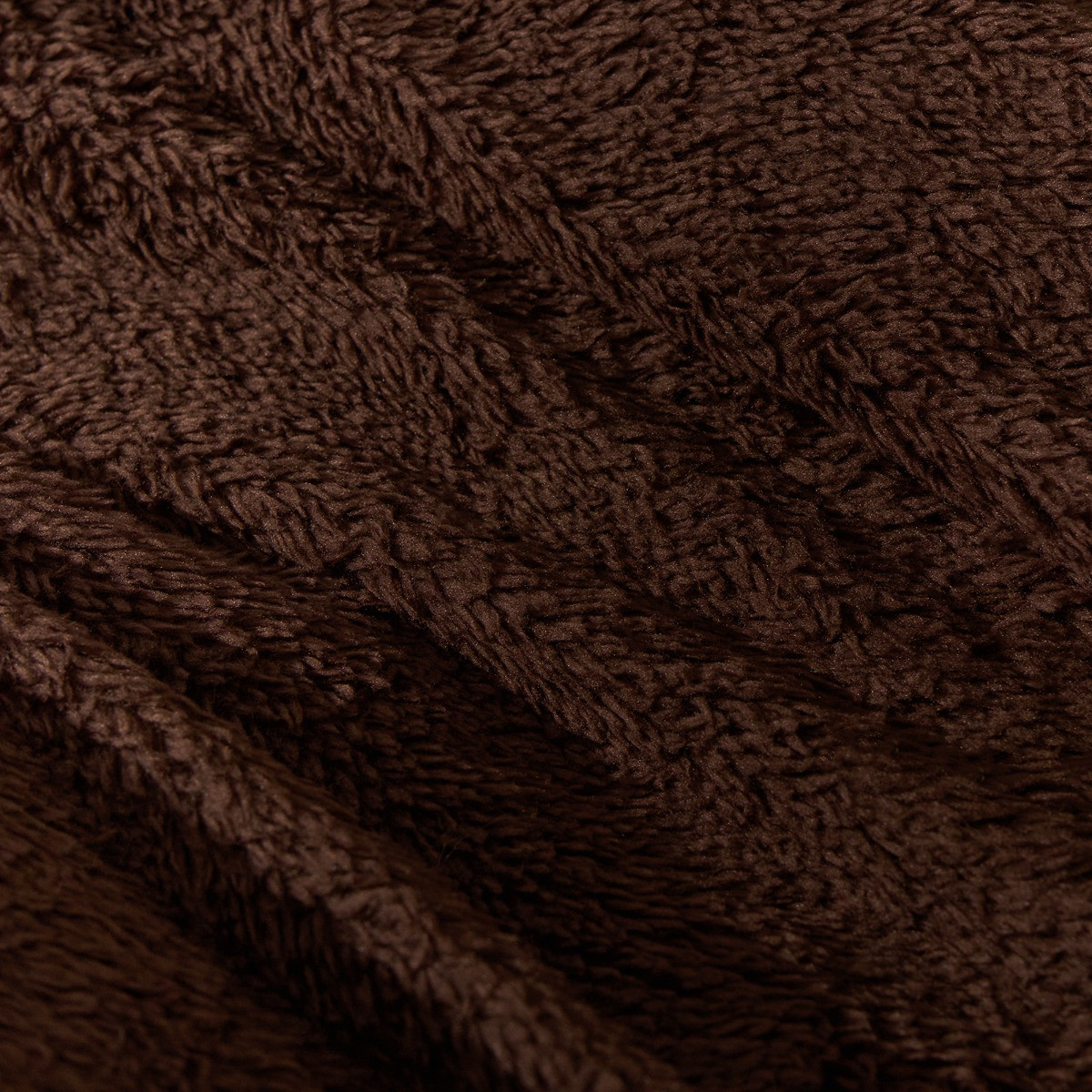 OHS Teddy Fleece Pillowcases - Chocolate >