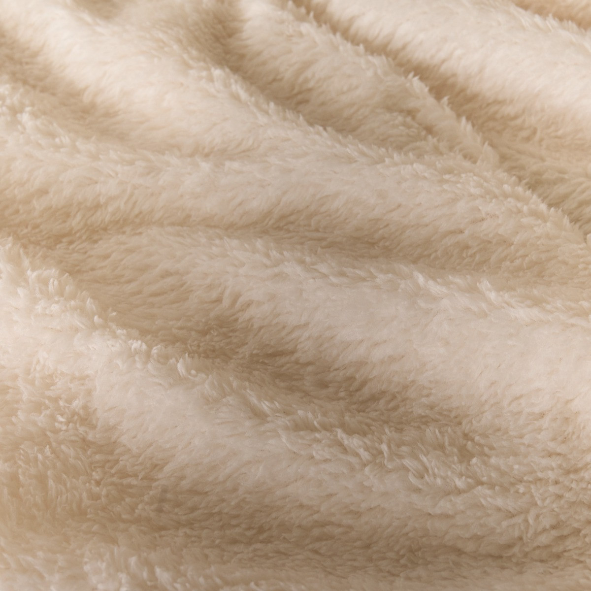 OHS Teddy Fleece Pillowcases - Cream>
