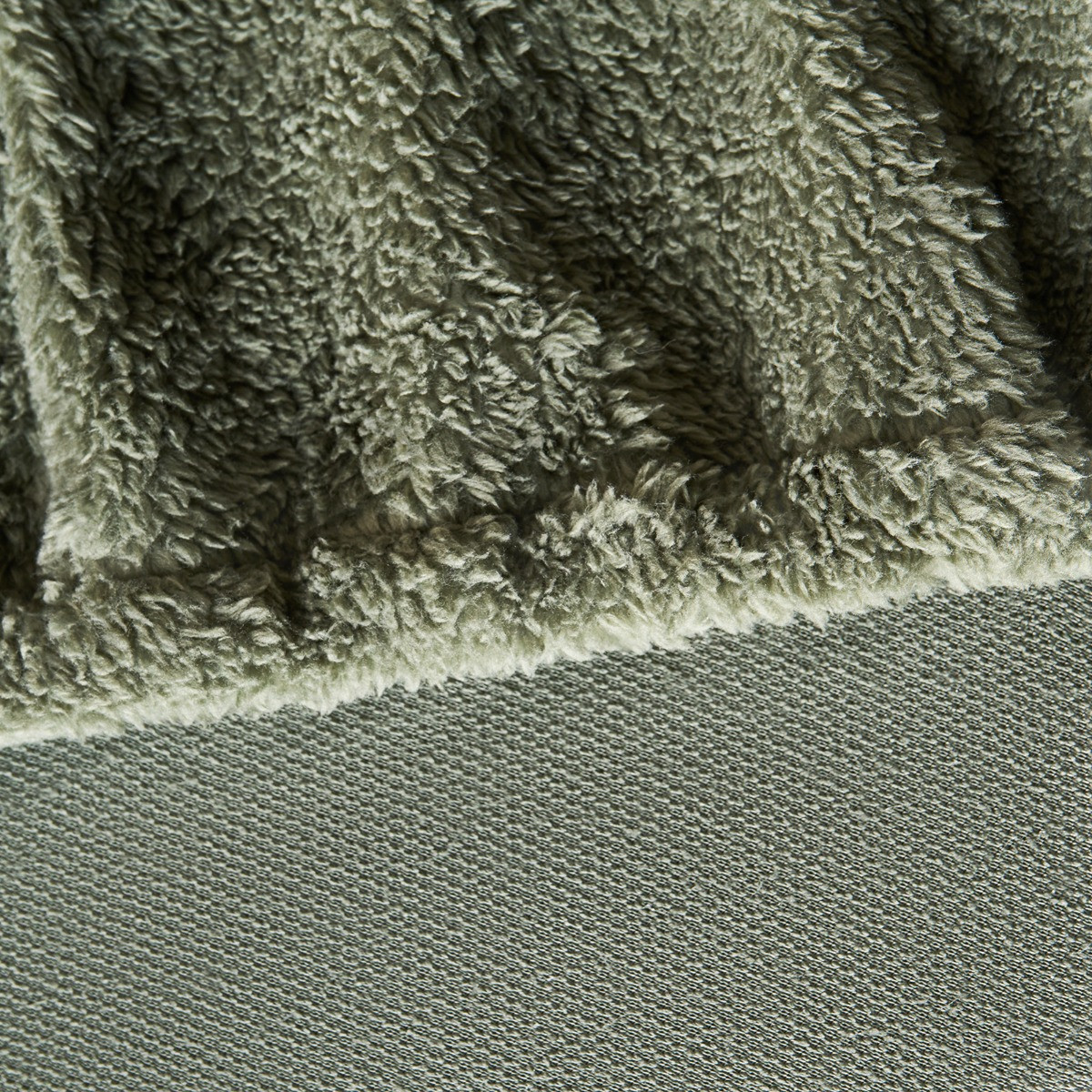 OHS Teddy Fleece Fitted Sheet, Woodland Green - Single >