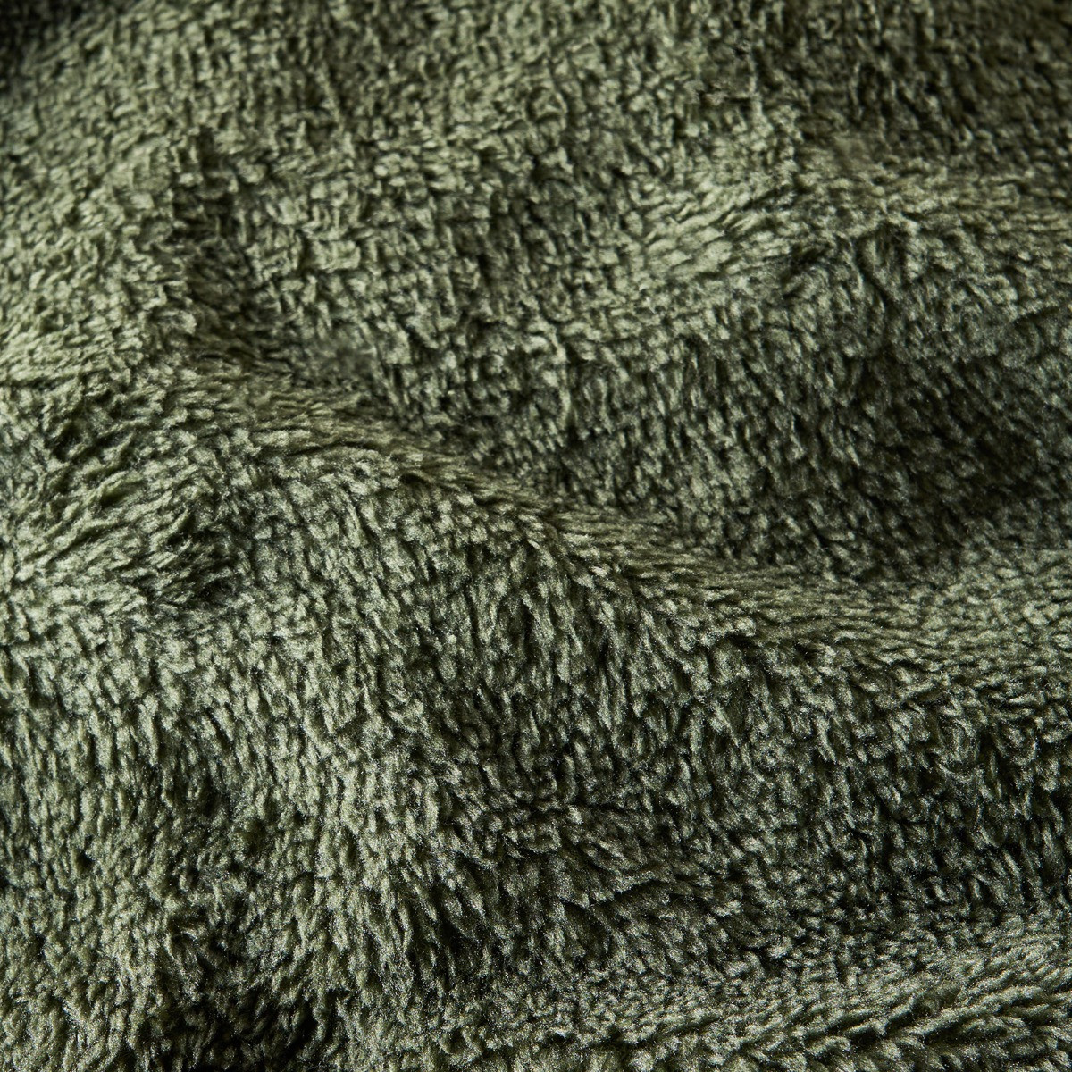 OHS Teddy Fleece Fitted Sheet, Woodland Green - Double>