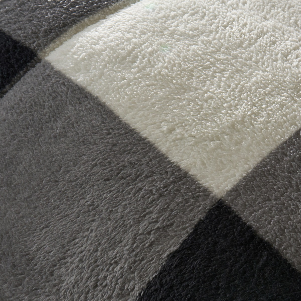 OHS Teddy Gingham Coverless 10.5 Duvet & Pillowcases - Monochrome>