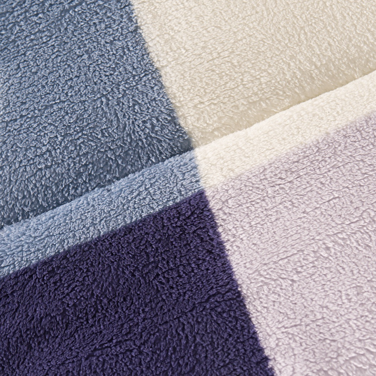 OHS Teddy Gingham Coverless 10.5 Duvet & Pillowcases, Navy - King>