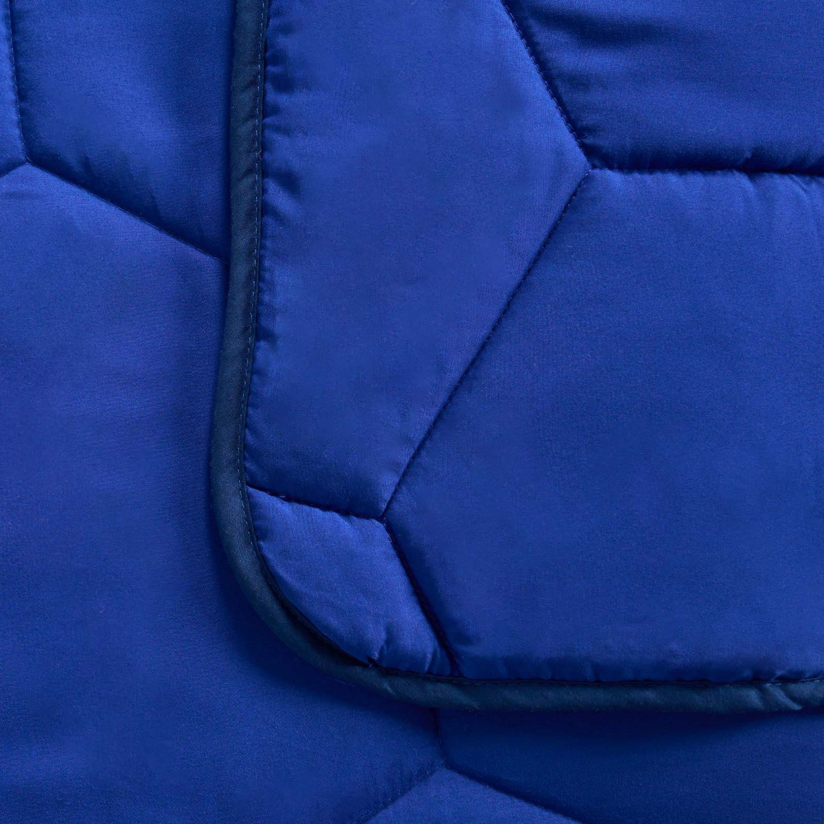 OHS Coverless Honeycomb Quilted 7.5 Tog Duvet Set, Blue - Single >