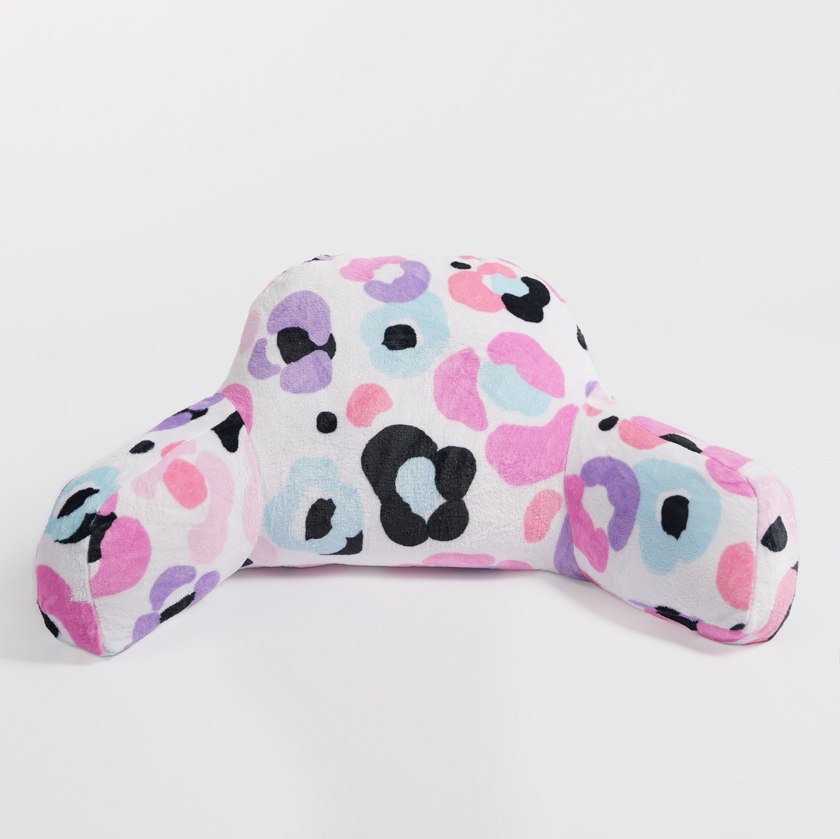 OHS Kids Leopard Fleece Cuddle Cushion - Multi>