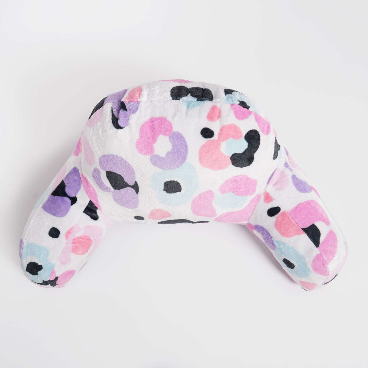 OHS Kids Leopard Fleece Cuddle Cushion - Multi>