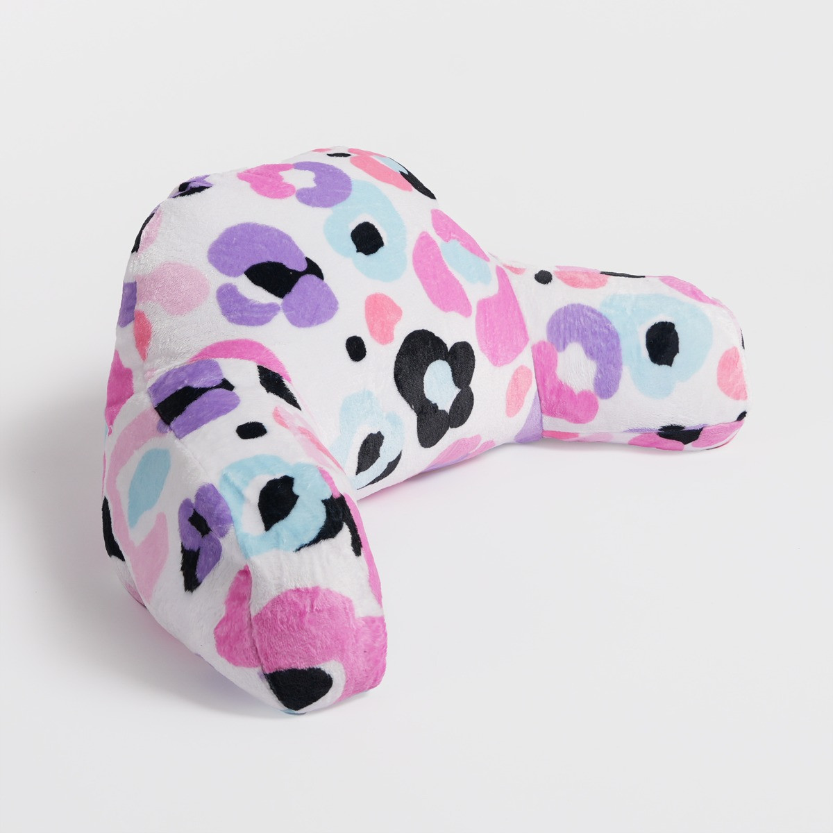 OHS Kids Leopard Fleece Cuddle Cushion - Multi>