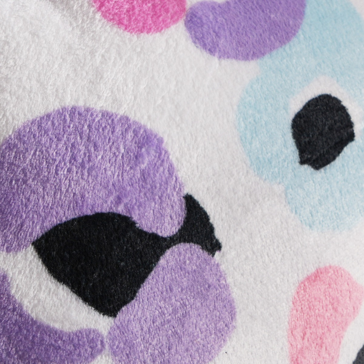 OHS Kids Leopard Fleece Cuddle Cushion - Multi>