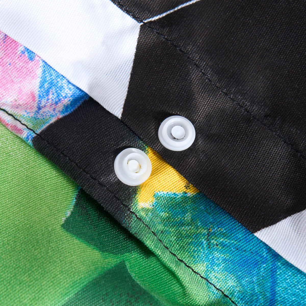 OHS Reversible Football Duvet Set - Neon>