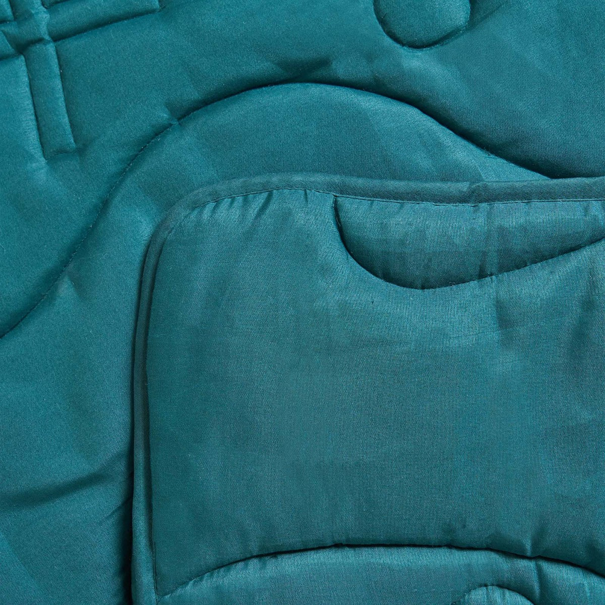 OHS Coverless Gaming Quilted 7.5 Tog Duvet Set, Teal - Single>