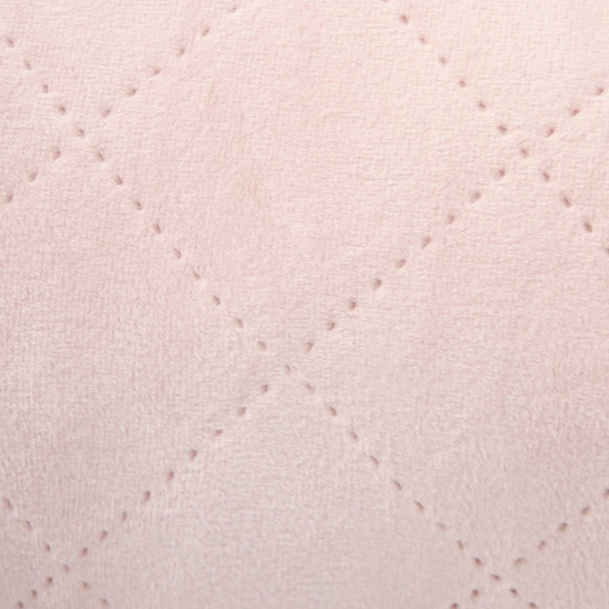 OHS Matte Velvet Pinsonic Bolster Pillow - Blush>