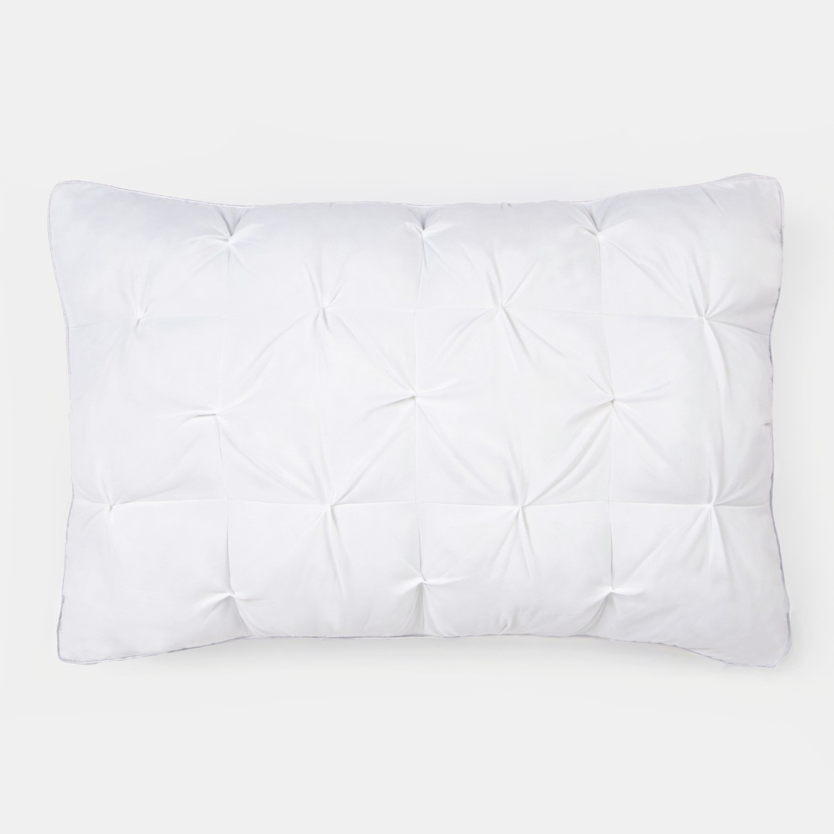 OHS Quilted Hotel Pillow - White>