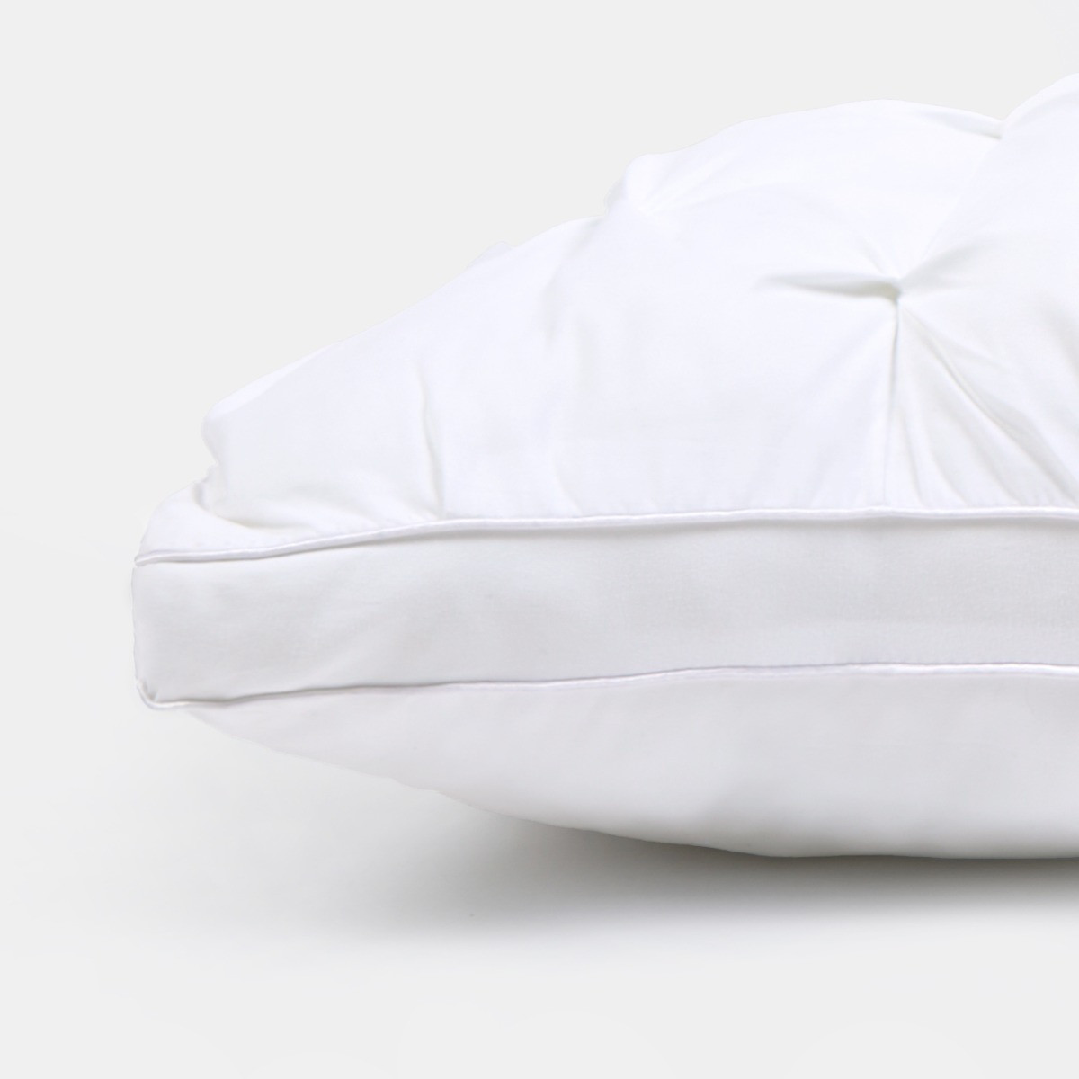OHS Quilted Hotel Pillow - White>