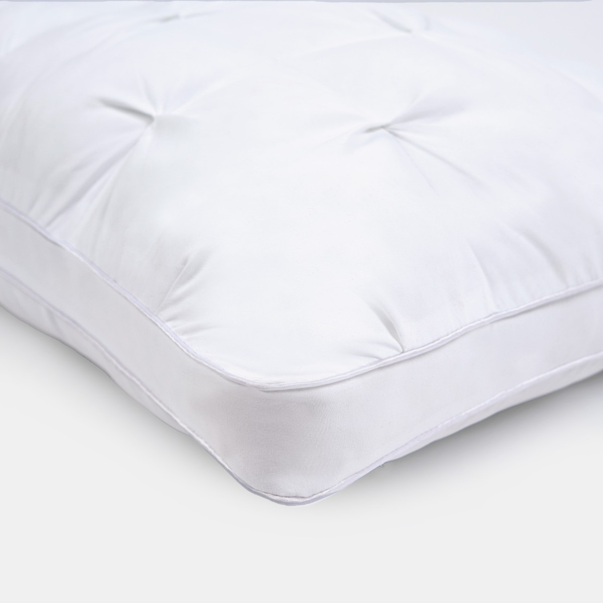 OHS Quilted Hotel Pillow - White>