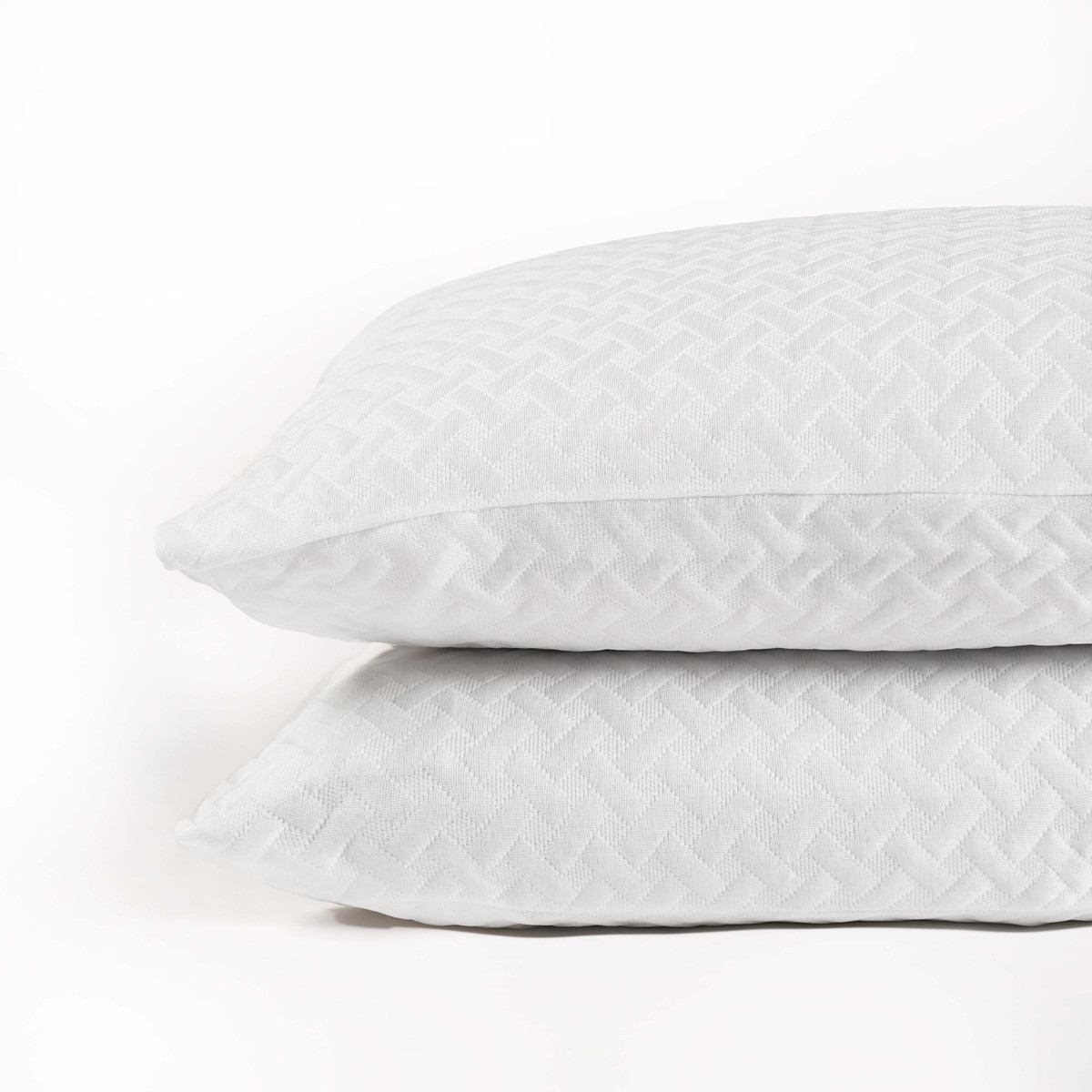 OHS Cooling Pillow Protectors, White - 2 Pack>