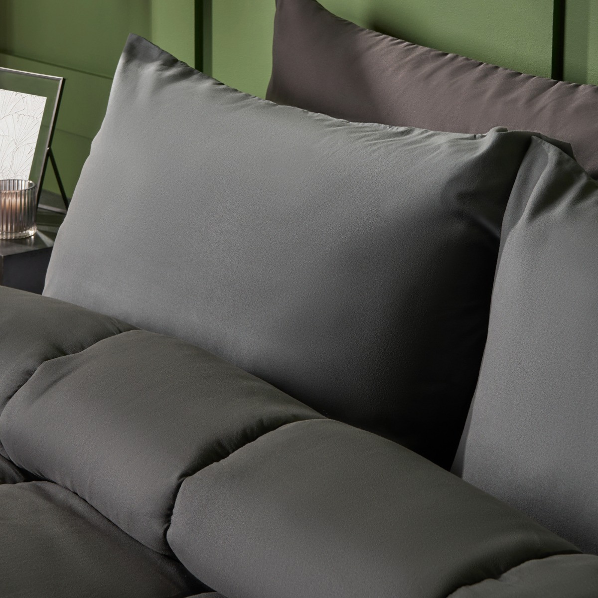 OHS Coverless 10.5 Tog Duvet Set - Grey>